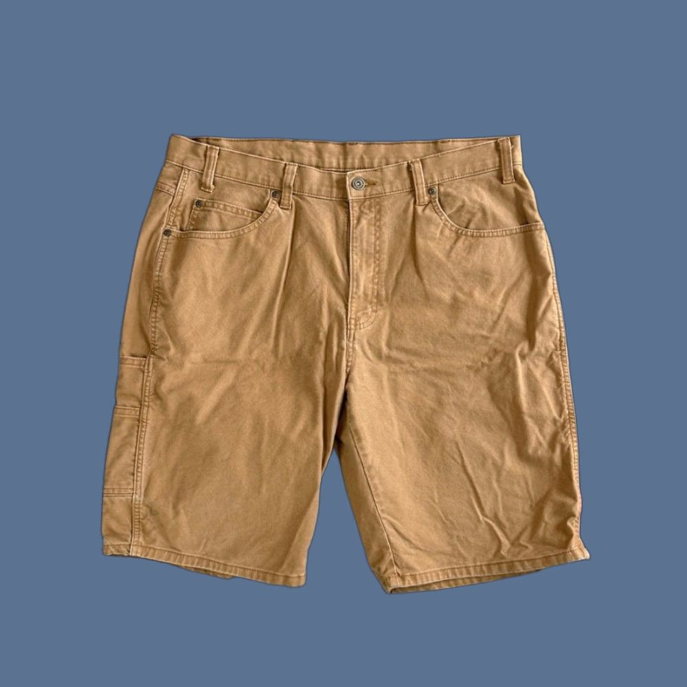 Dickies VINTAGE Dickies Carpenter Canvas Shorts Size 36 Brown Grunge Skate Men Regular Waist 36 Inseam 11 90s Size US 36 / EU 52 - 1 Thumbnail