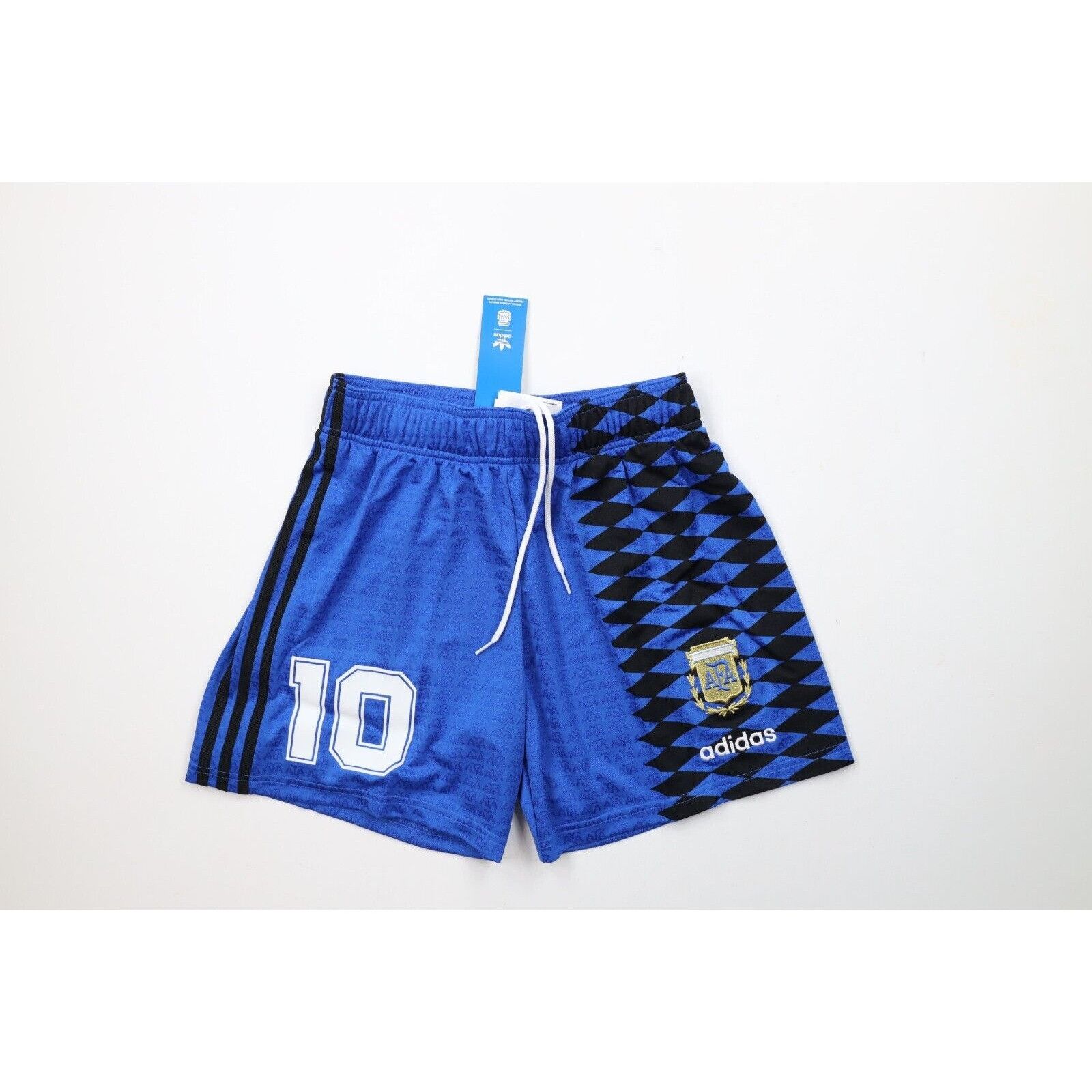 Adidas New Adidas Retro 1994 All Over Print Argentina Soccer Shorts Size US 30 / EU 46 - 1 Thumbnail