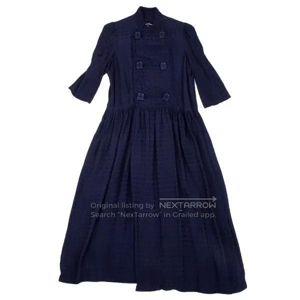 Comme des Garcons Comme Des Garcons Navy Retro Double Breasted Design Dress Size M / US 6-8 / IT 42-44 - 2 Thumbnail