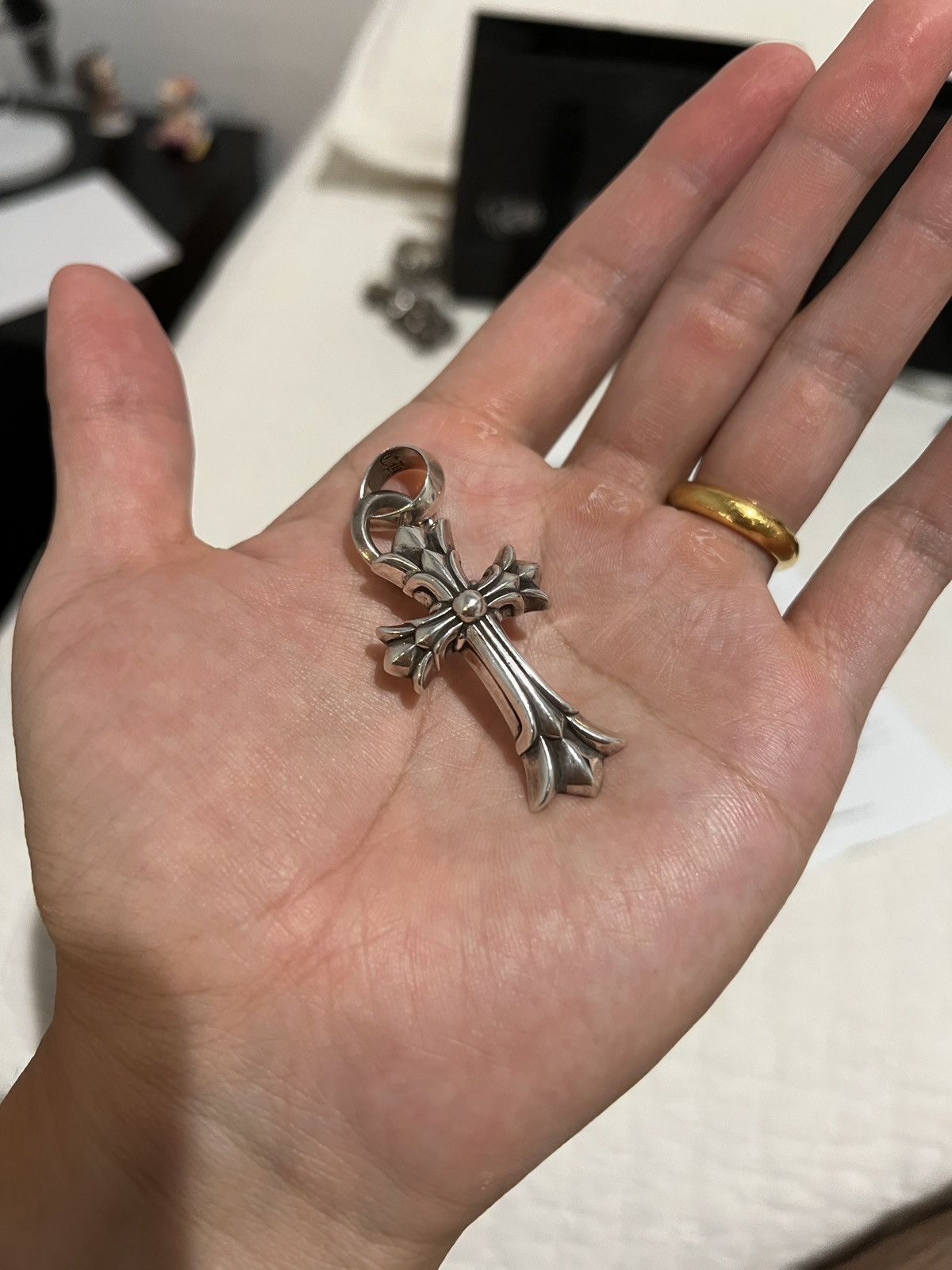 Chrome Hearts chrome hearts double cross pendant Size ONE SIZE - 1 Thumbnail