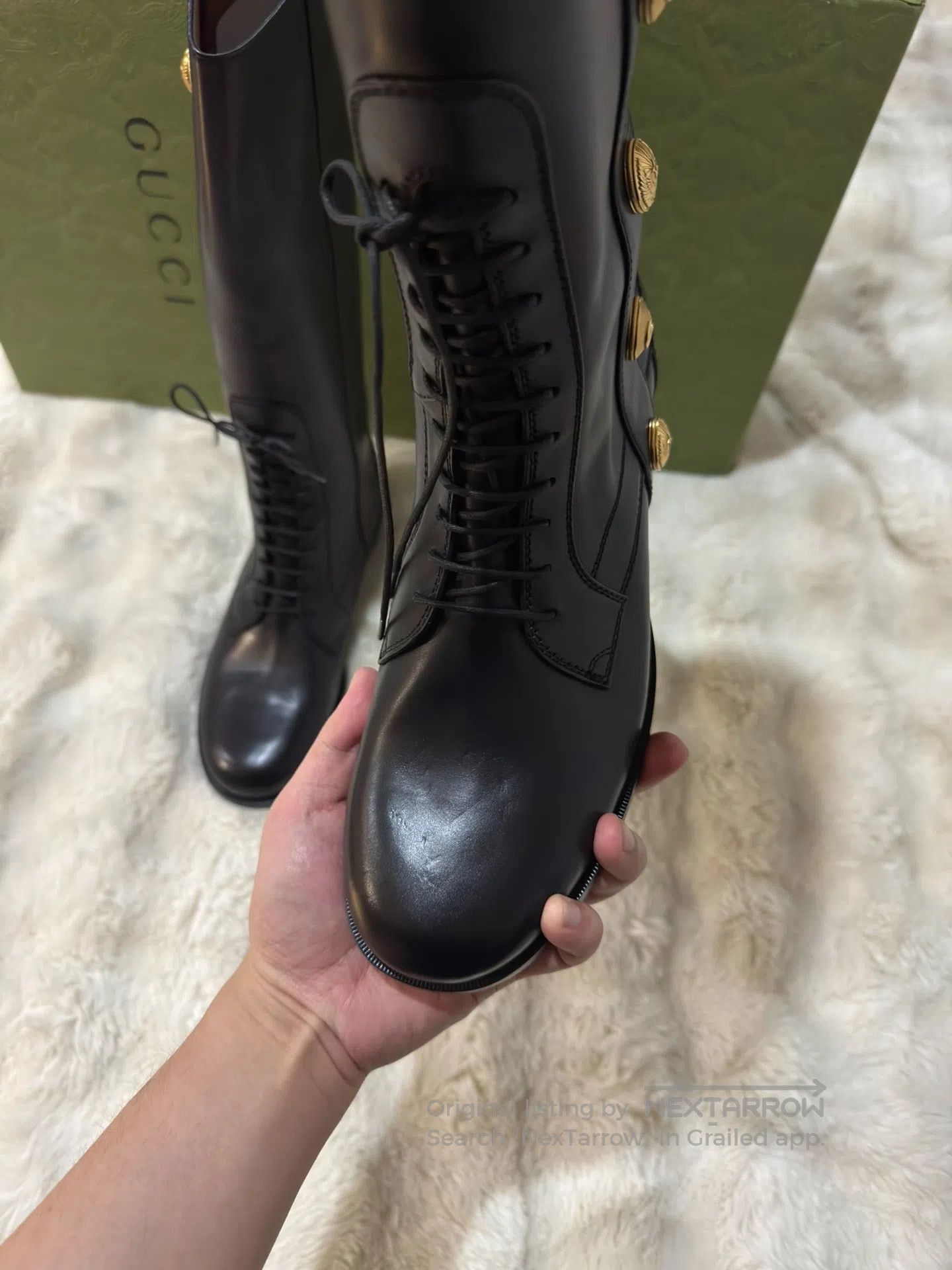 Gucci Guicci Long boots Cavalry boots| Size US 10 / EU 43 - 8 Thumbnail