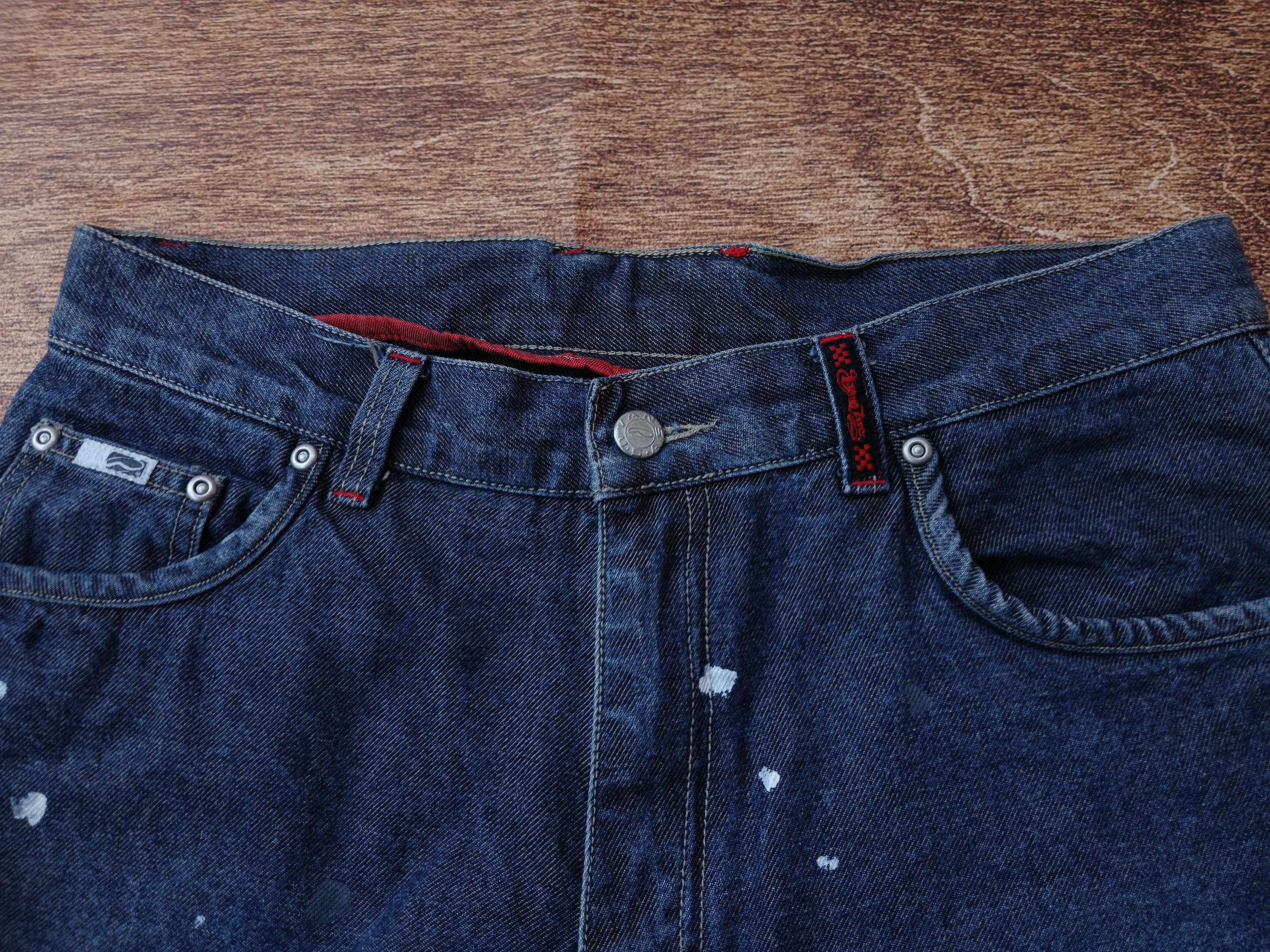 Japanese Brand × Vans 90's Vans 66 Skate Root Carpenter Denim Baggy Jeans Size US 32 / EU 48 - 3 Thumbnail