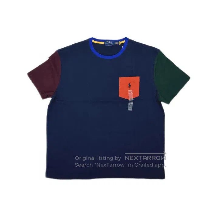 Polo Ralph Lauren Polo Ralph Lauren Colorblock Logo Embroidered T. Size US XL / EU 56 / 4 - 2 Thumbnail