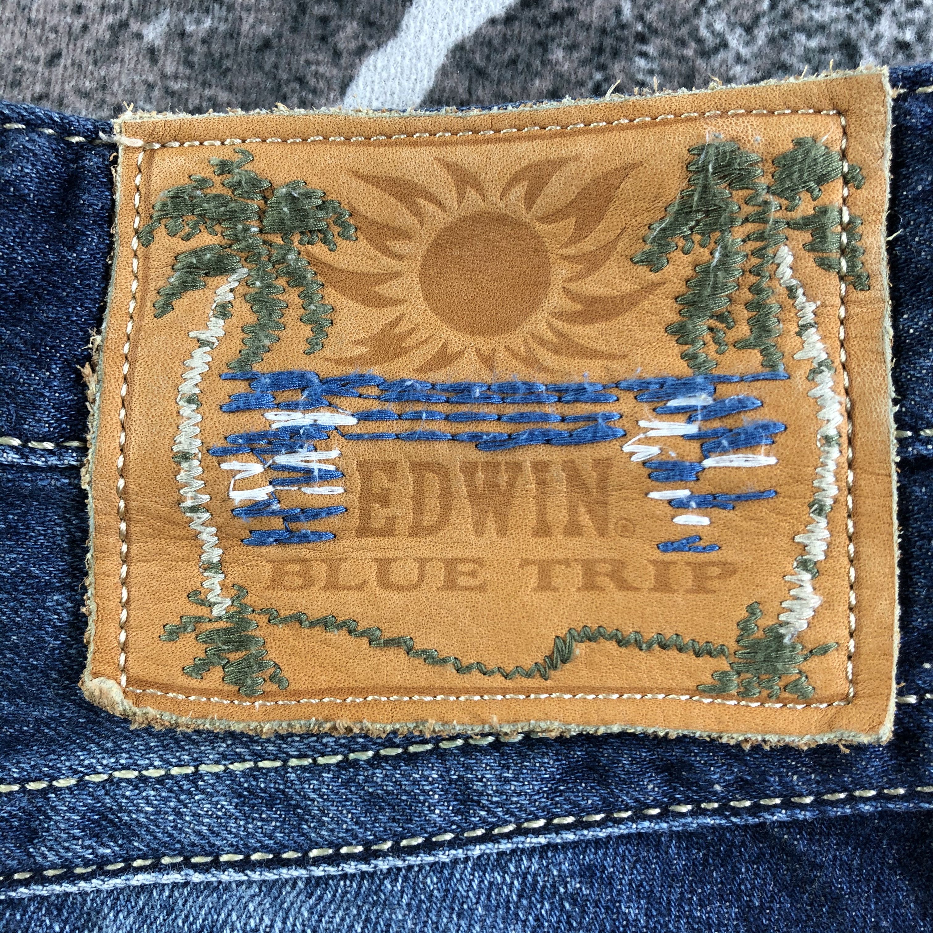 Edwin Edwin Blue Trip Jeans Distress Flare Denim Size US 30 / EU 46 - 5 Thumbnail