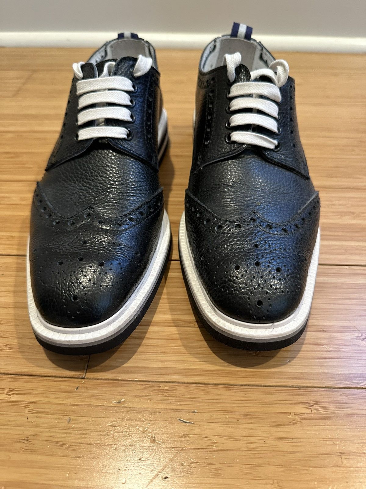 Other Loriblu Men’s Navy Leather Derby Shoes IT 41 / US 9.5 Size US 8.5 / EU 41-42 - 5 Thumbnail