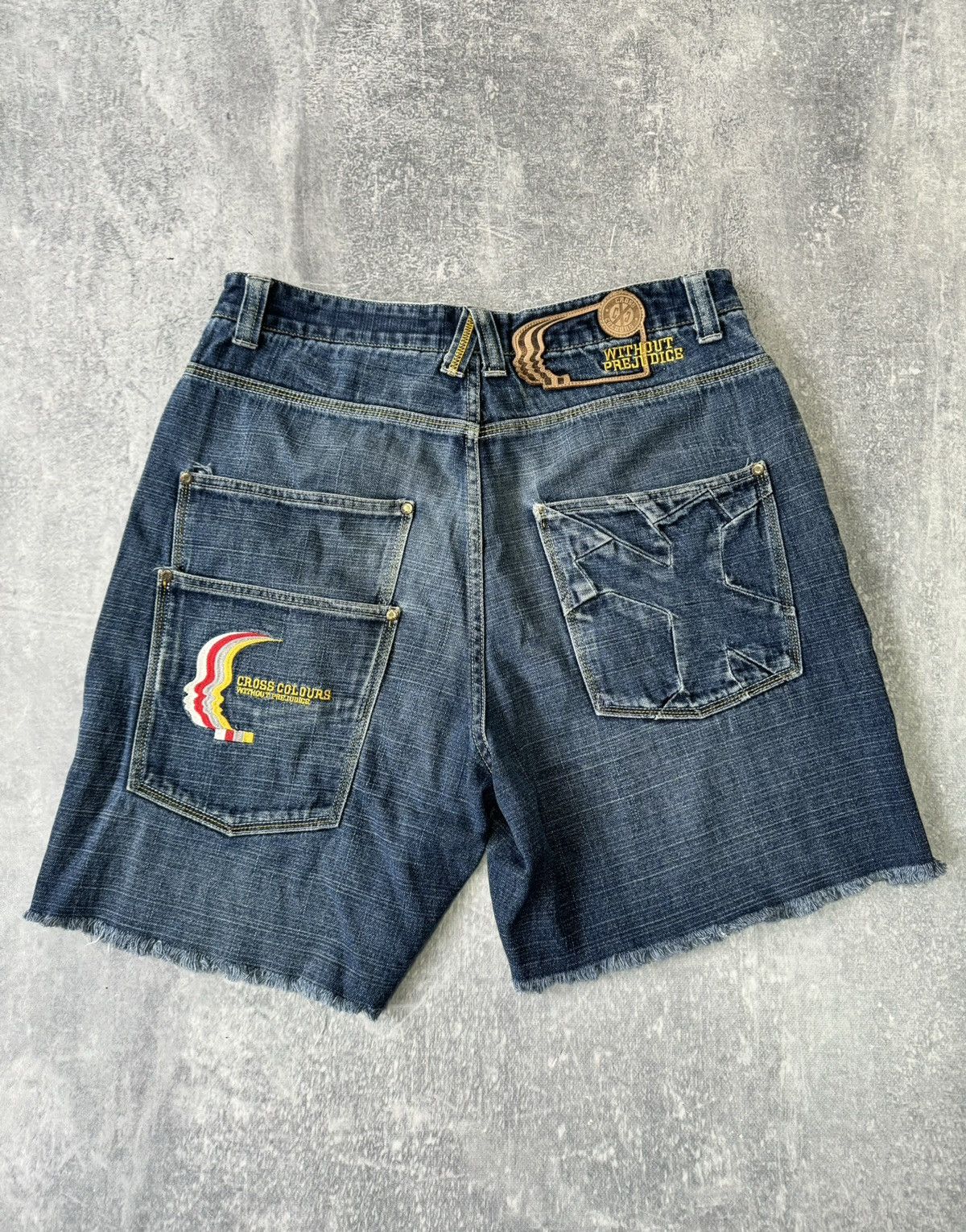 Cross Colours Vintage Cross Colours JNCO Style Shorts Size 34 Size US 34 / EU 50 - 1 Thumbnail