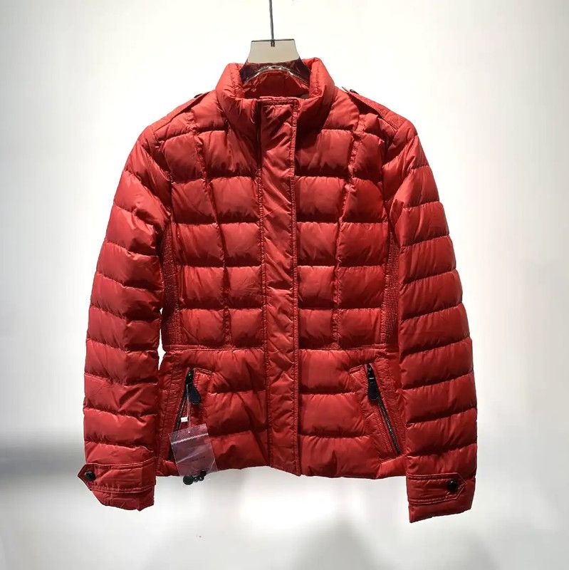 Burberry Burberry Red Polyester Women's Puffer Jacket Size M / US 6-8 / IT 42-44 - 1 Thumbnail