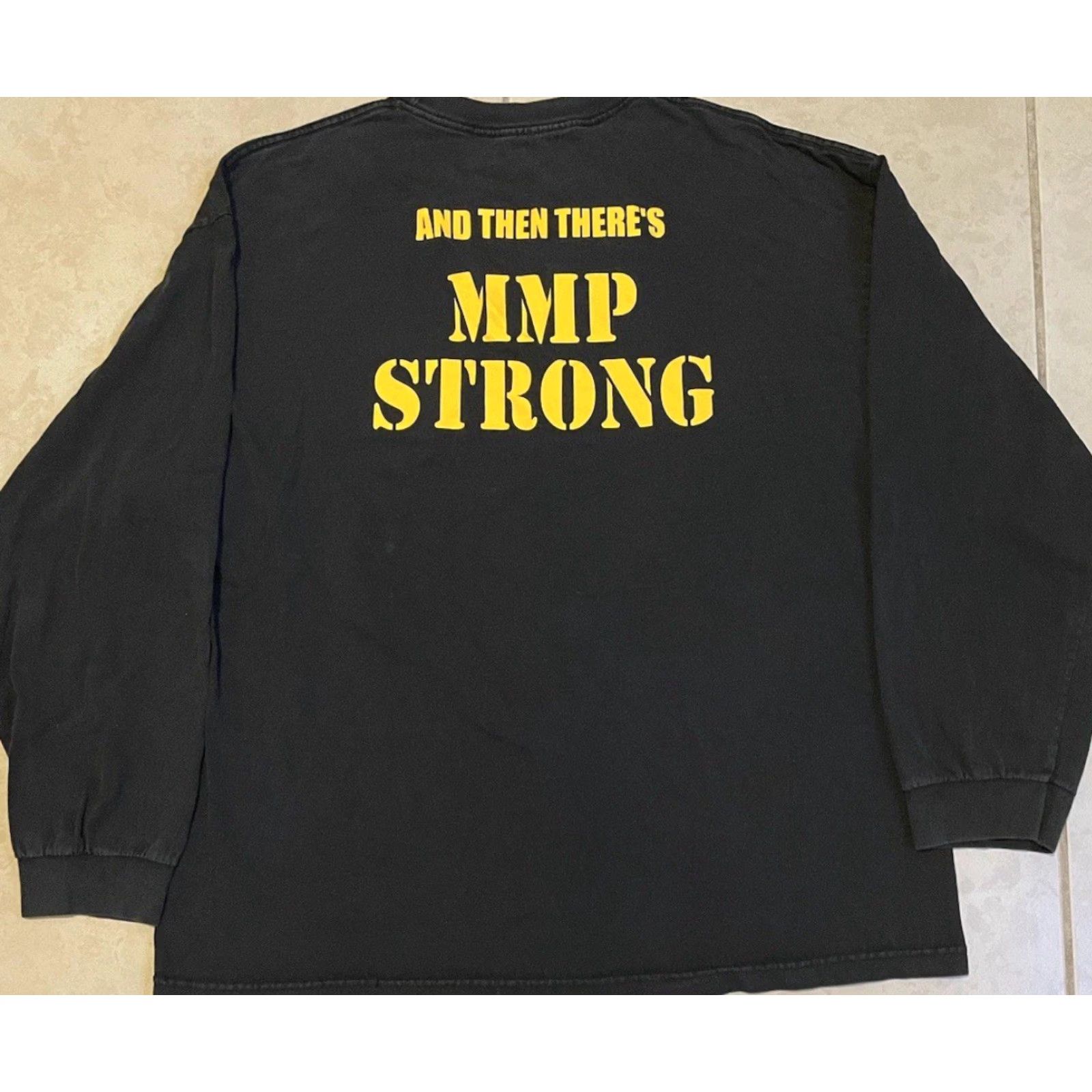 Vintage VINTAGE MMP Guns Faded Shirt 2XL Black Army Biker Grunge 90s Y2K Funny Saying Shirt Mens Size US XXL / EU 58 / 5 - 2 Thumbnail