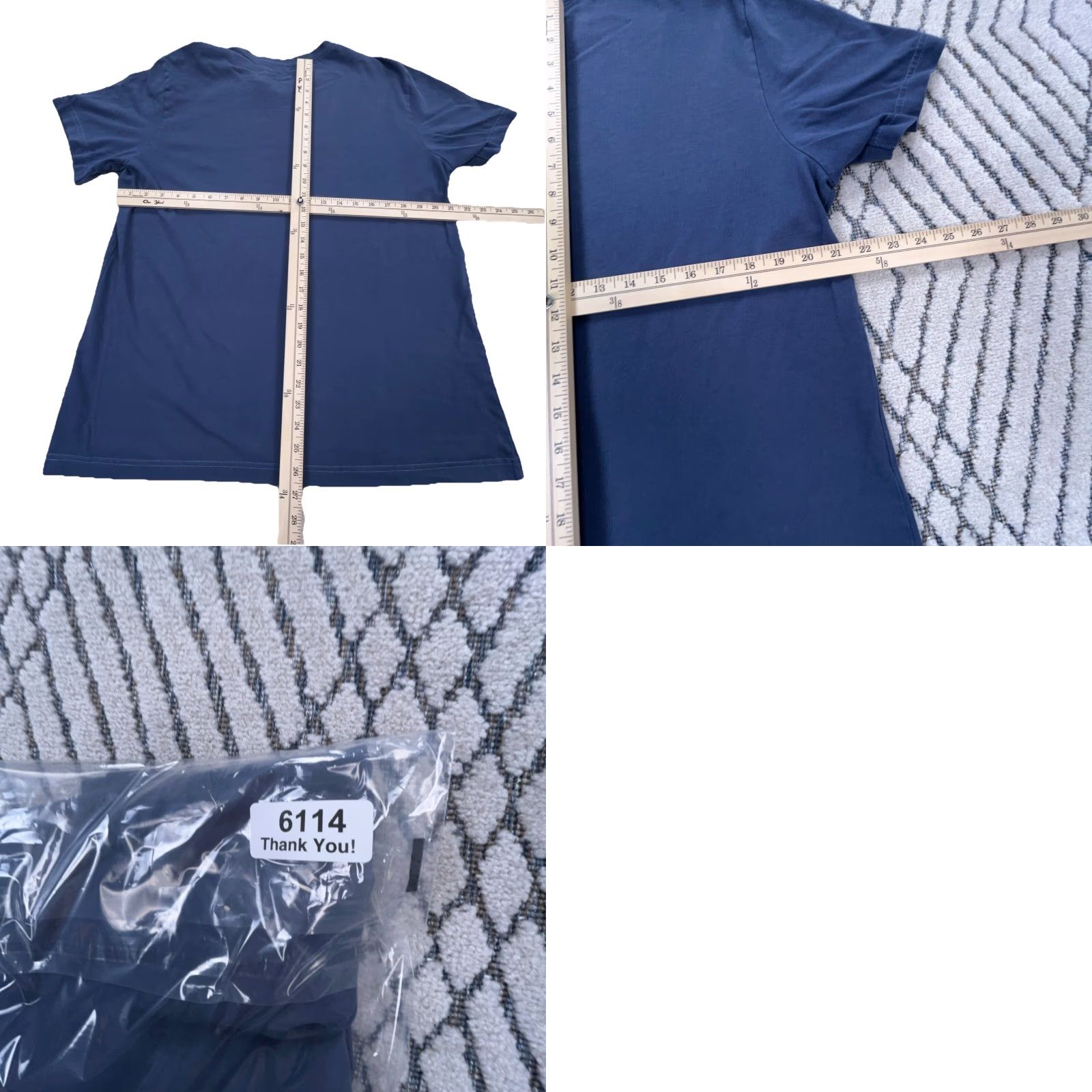 Life is Good Life Is Good Shirt Men L Blue T-Shirt Dad Modern Americana Flag Outdoors Icon Logo Crew Neck Short Sleeve Cotton Size US L / EU 52-54 / 3 - 8 Thumbnail