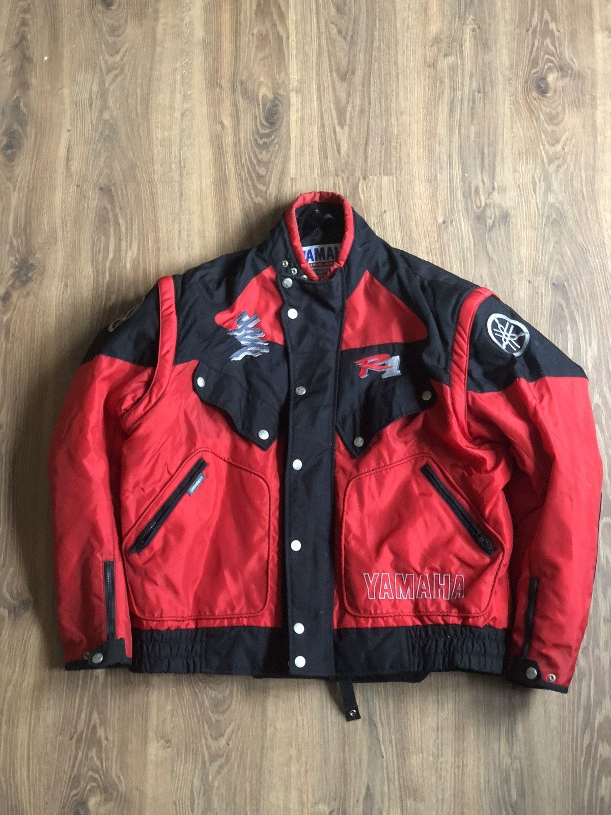 image of Yamaha R1 Racing Jacket in Red, Men's (Size 2XL)