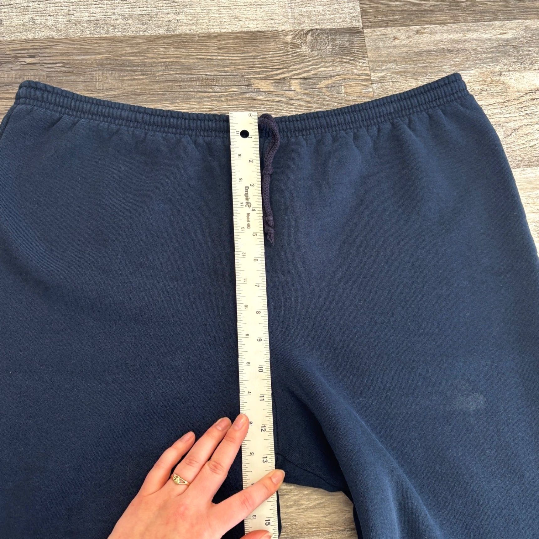 Fruit Of The Loom VINTAGE Fruit of the Loom Blue Mens XL Pull On Tapered Sweatpants Joggers 90s Size US 36 / EU 52 - 7 Thumbnail