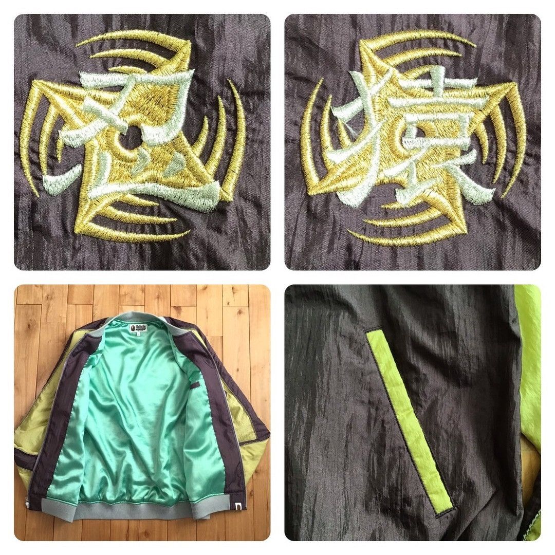 Bape BAPE NINJA SOUVENIR JACKET Brown x Yellow a bathing ape Size US L / EU 52-54 / 3 - 5 Thumbnail