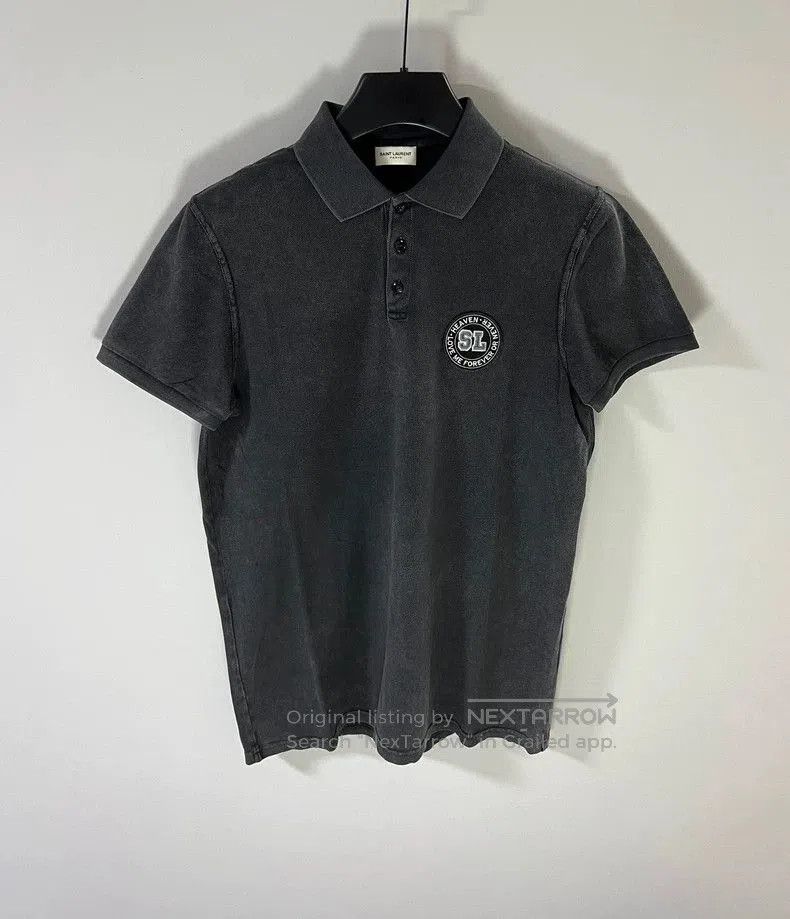 Saint Laurent Paris Saint Laurent Paris Men's Short Sleeve Polo. Size US S / EU 44-46 / 1 - 1 Thumbnail