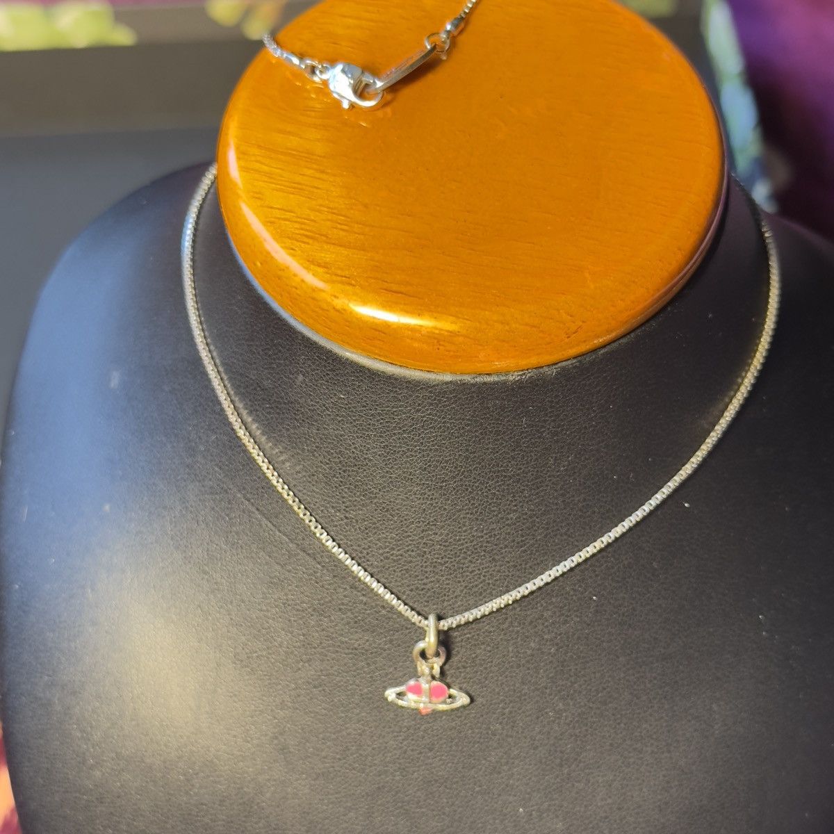 Vivienne Westwood 💗RARE💗 Purple Heart grail vintage necklace Size ONE SIZE - 5 Thumbnail