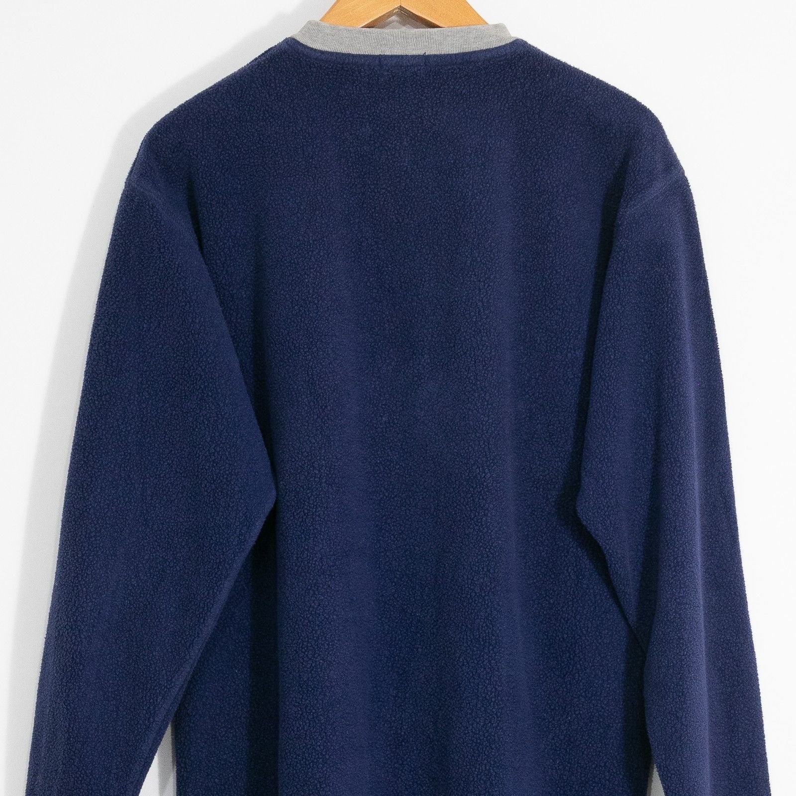 J.Crew Vintage 90s J.Crew French Terry Henley Shirt Mens Large Size US L / EU 52-54 / 3 - 7 Thumbnail
