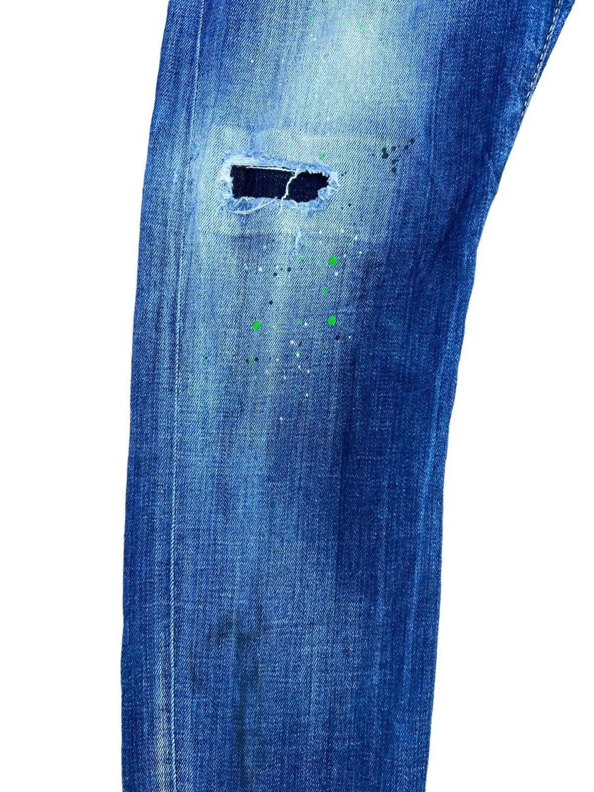Dsquared2 Dsquared2 Distressed Denim Jeans Slim Fit Size US 29 - 6 Thumbnail