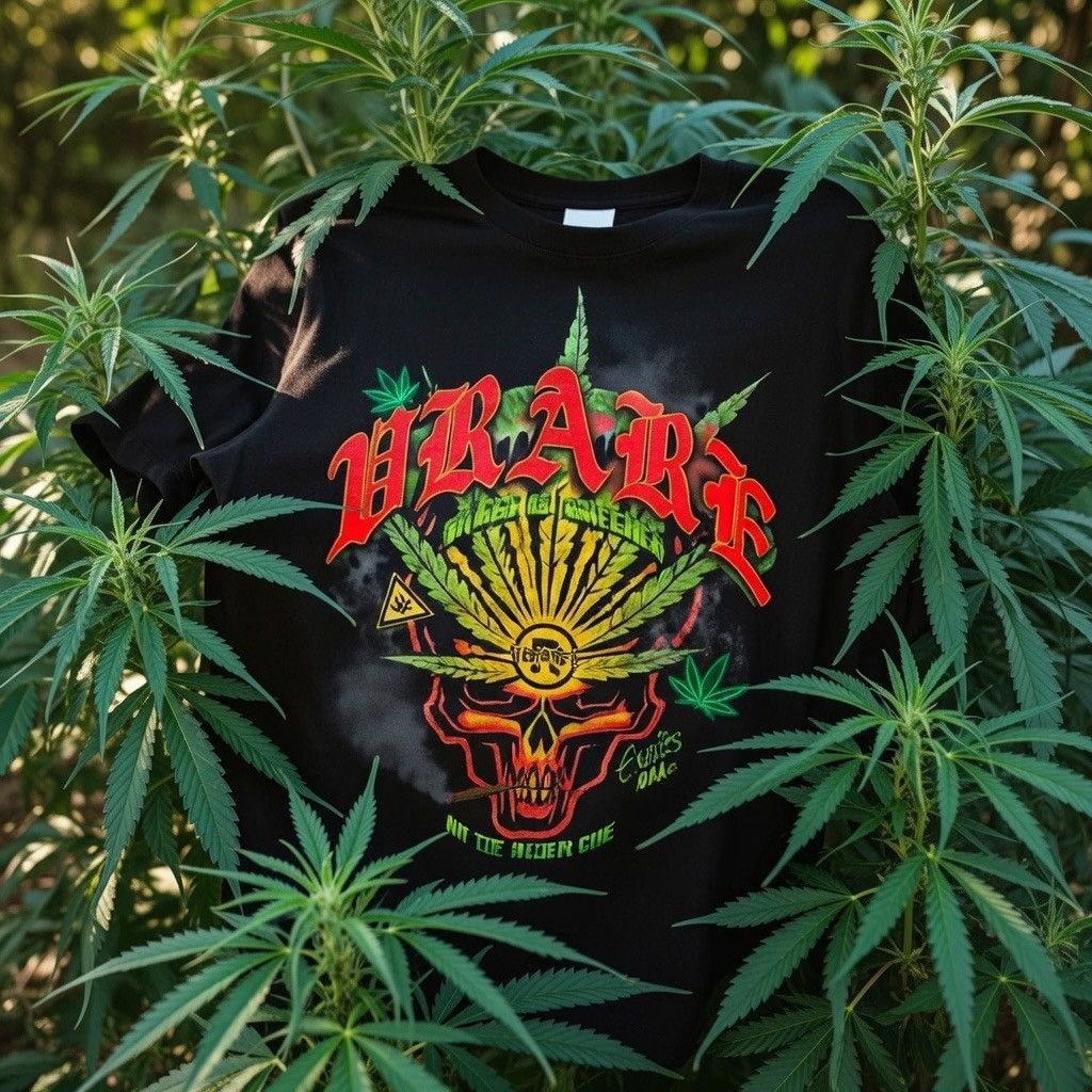 Vintage Custom vintage weed pot head band tee - pantera homage tee Size US L / EU 52-54 / 3 - 7 Thumbnail