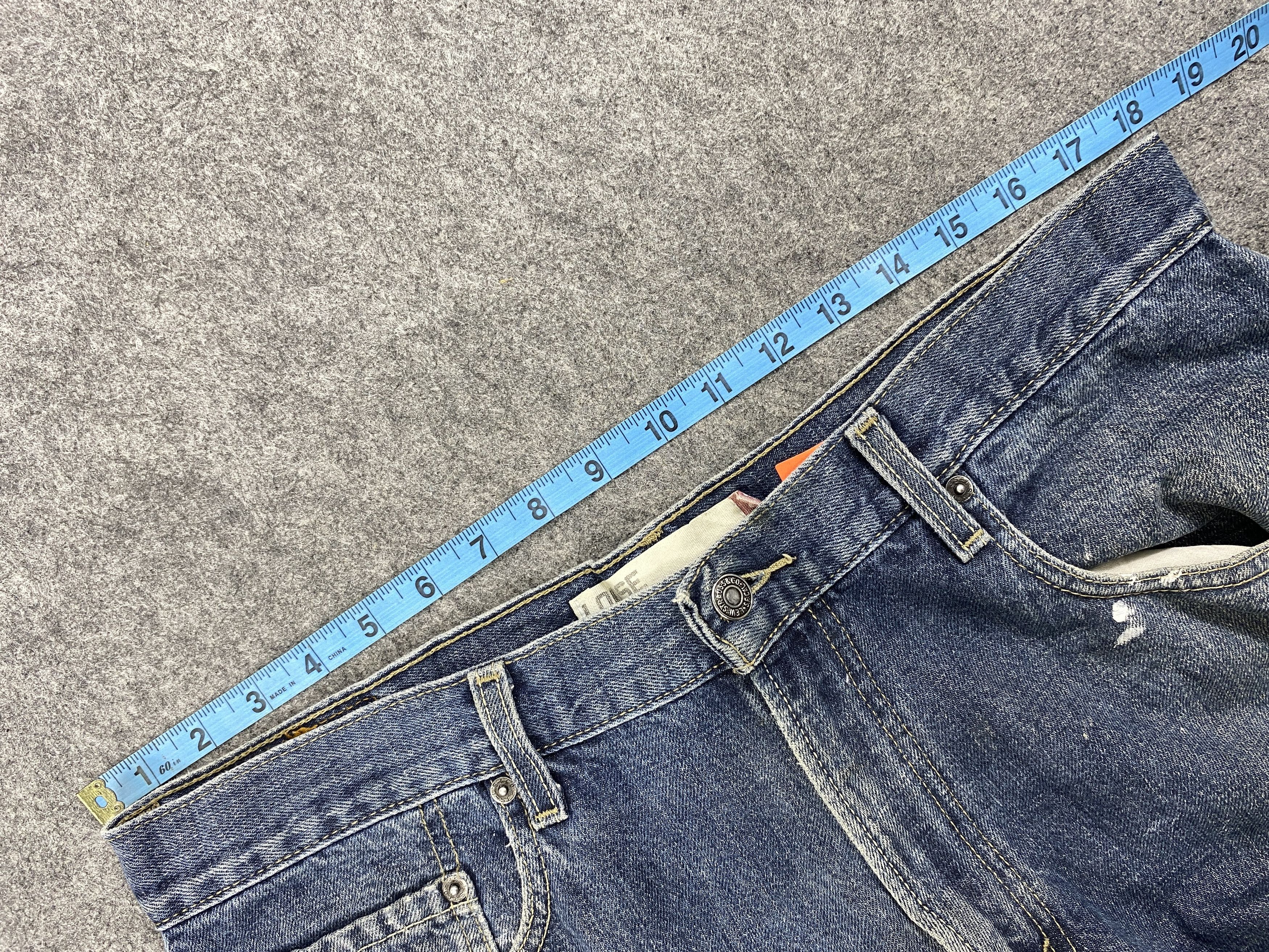 Levi's Blue Distressed Vintage Levi's 569 36x32.5 Denim -SJ017 Size US 36 / EU 52 - 5 Thumbnail