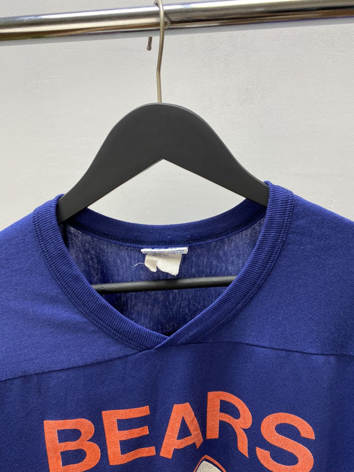 MacGregor × NFL × Vintage Jim Mcmahon Chicago Bears Jersey Navy Vintage Salem 80s Size US L / EU 52-54 / 3 - 13 Thumbnail