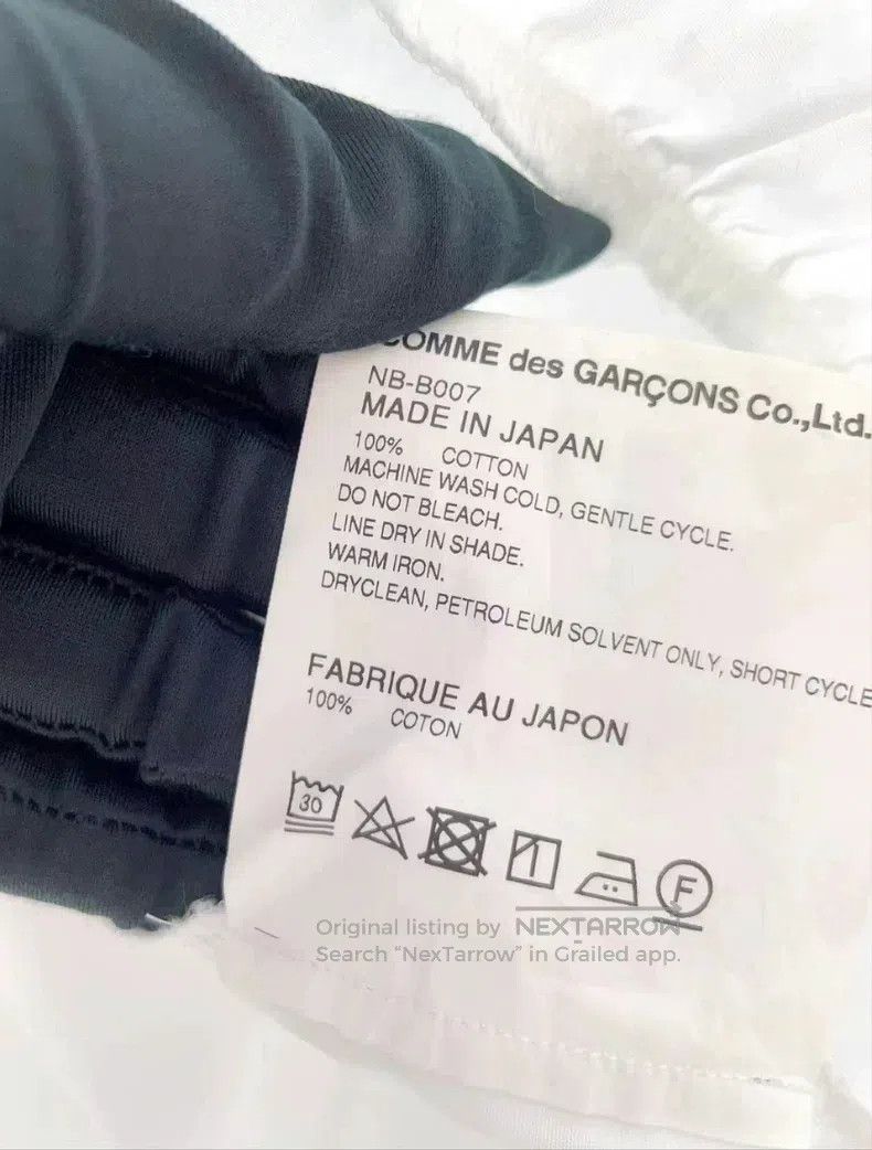 Comme des Garcons Comme Des Garcons White Peter Pan Collar Shirt Size M / US 6-8 / IT 42-44 - 9 Thumbnail