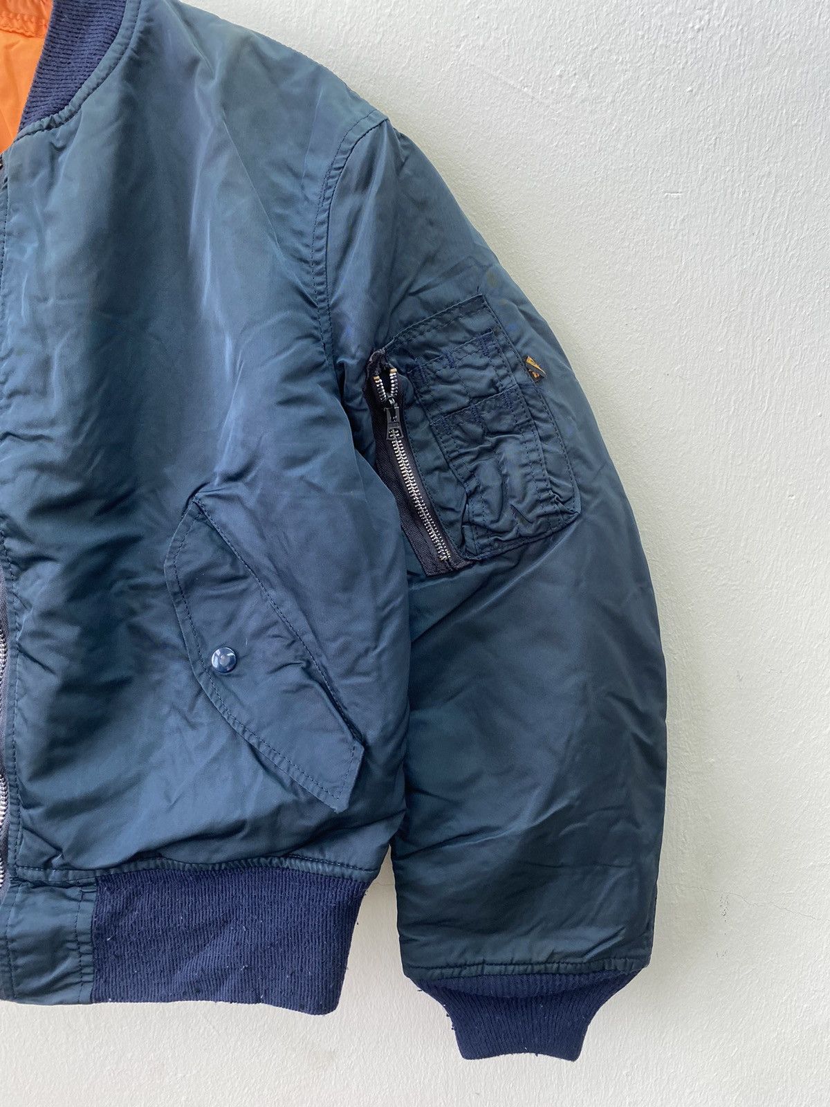 Alpha Industries Alpha Industries MA-1 Flight Jacket Navy Bomber 90s Size US S / EU 44-46 / 1 - 4 Thumbnail