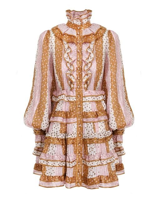 Lucky Ruffled Mini Dress