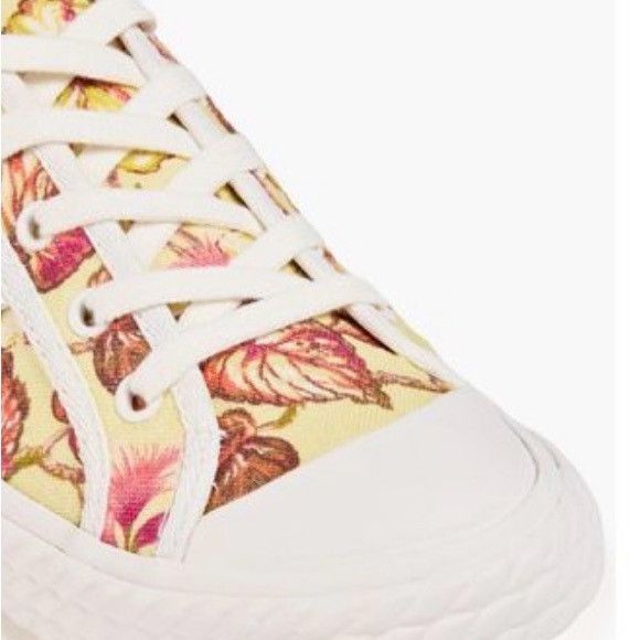 Zimmermann Zimmermann Pink and Yellow Floral print Sneakers Size US 8 / IT 38 - 3 Thumbnail