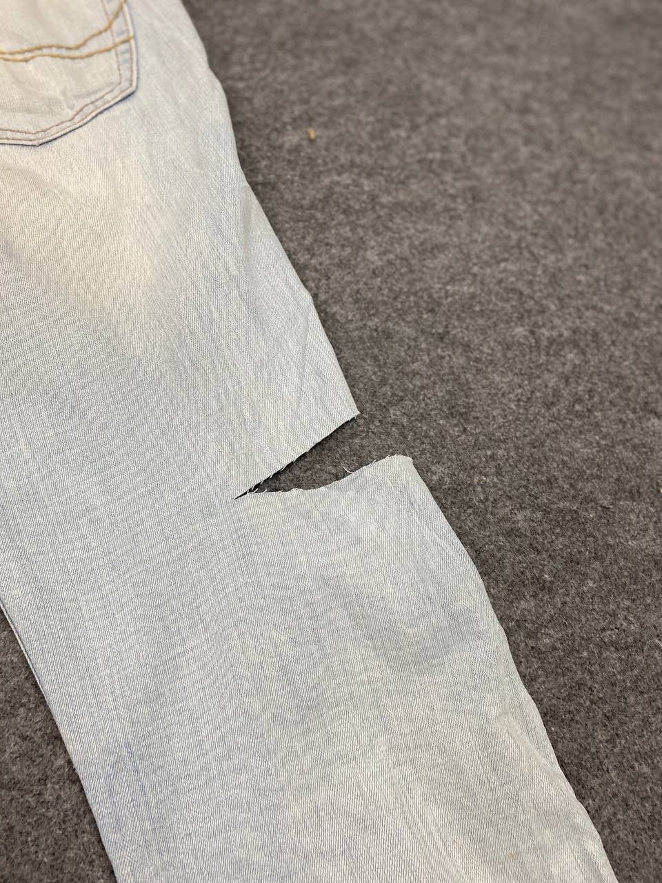 Hollister hollister skinny jeans distressed damage denim Size US 33 - 6 Thumbnail