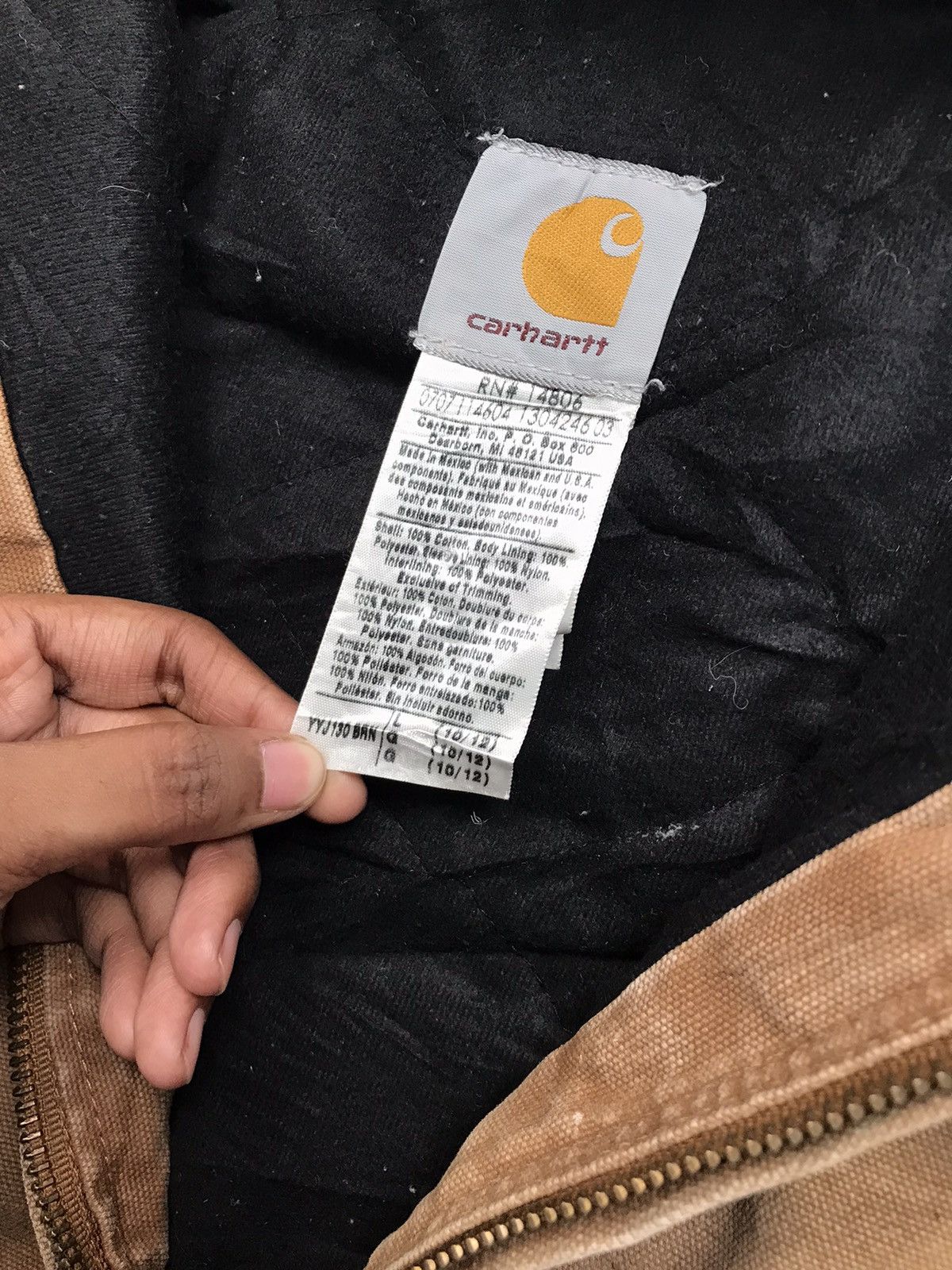 Carhartt Vintage Carhartt yyj130 BRN blanket line active jacket Size US XXS / EU 40 - 6 Thumbnail