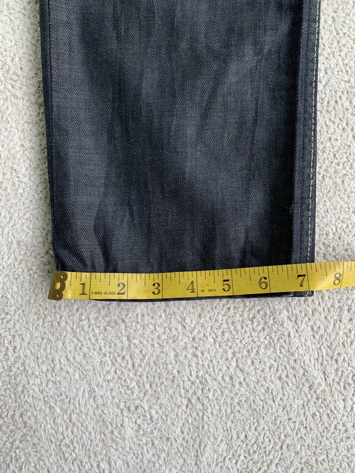 Japanese Brand × Vintage Vtg 00s japanese Zizo Bosatsu embroidered Art Denim Pants Size US 34 / EU 50 - 16 Thumbnail