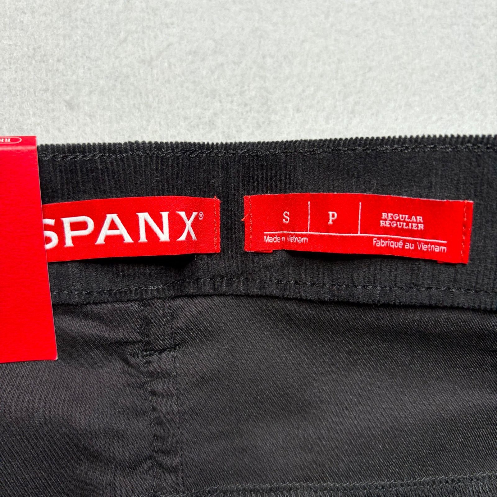 Spanx SPANX Black Corduroy Wide Leg Pants Women’s Size S Size 27" / US 4 / IT 40 - 5 Thumbnail