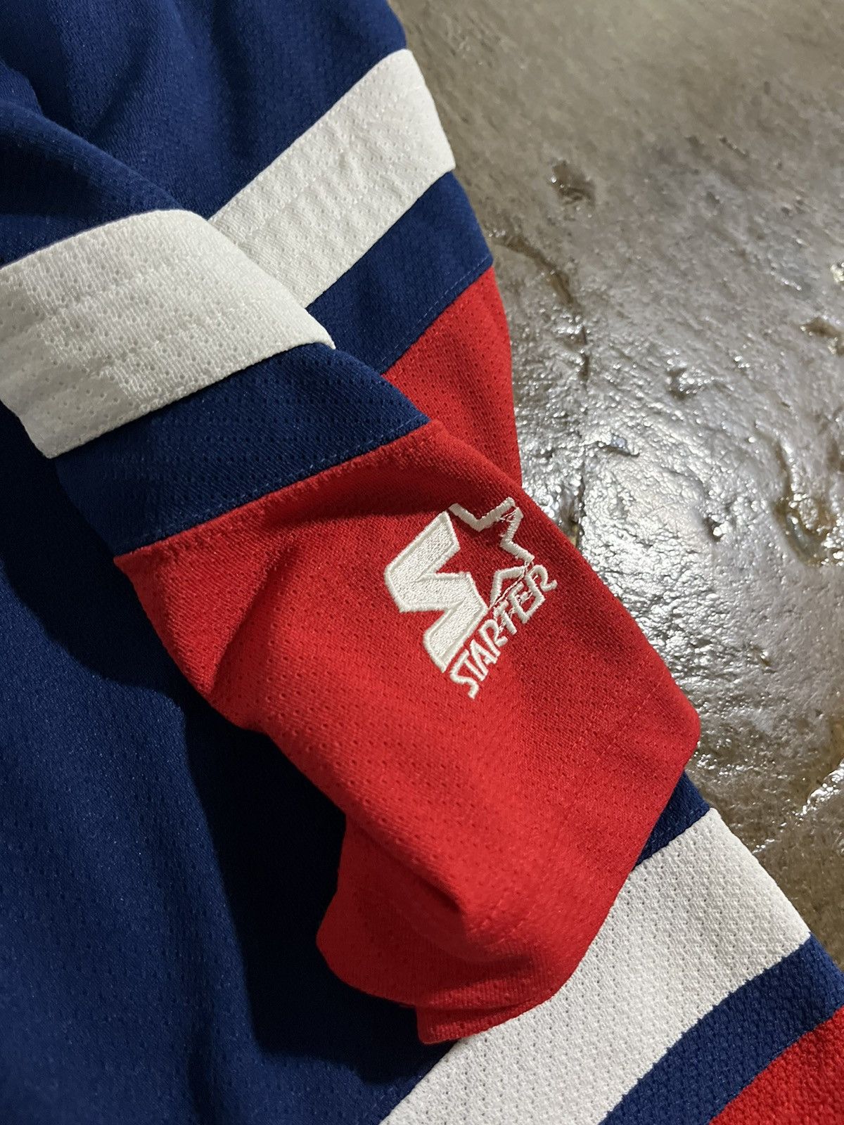 MLB × Vintage Vintage 90s Cleveland Indians MLB Starter Hockey Jersey Size US L / EU 52-54 / 3 - 3 Thumbnail