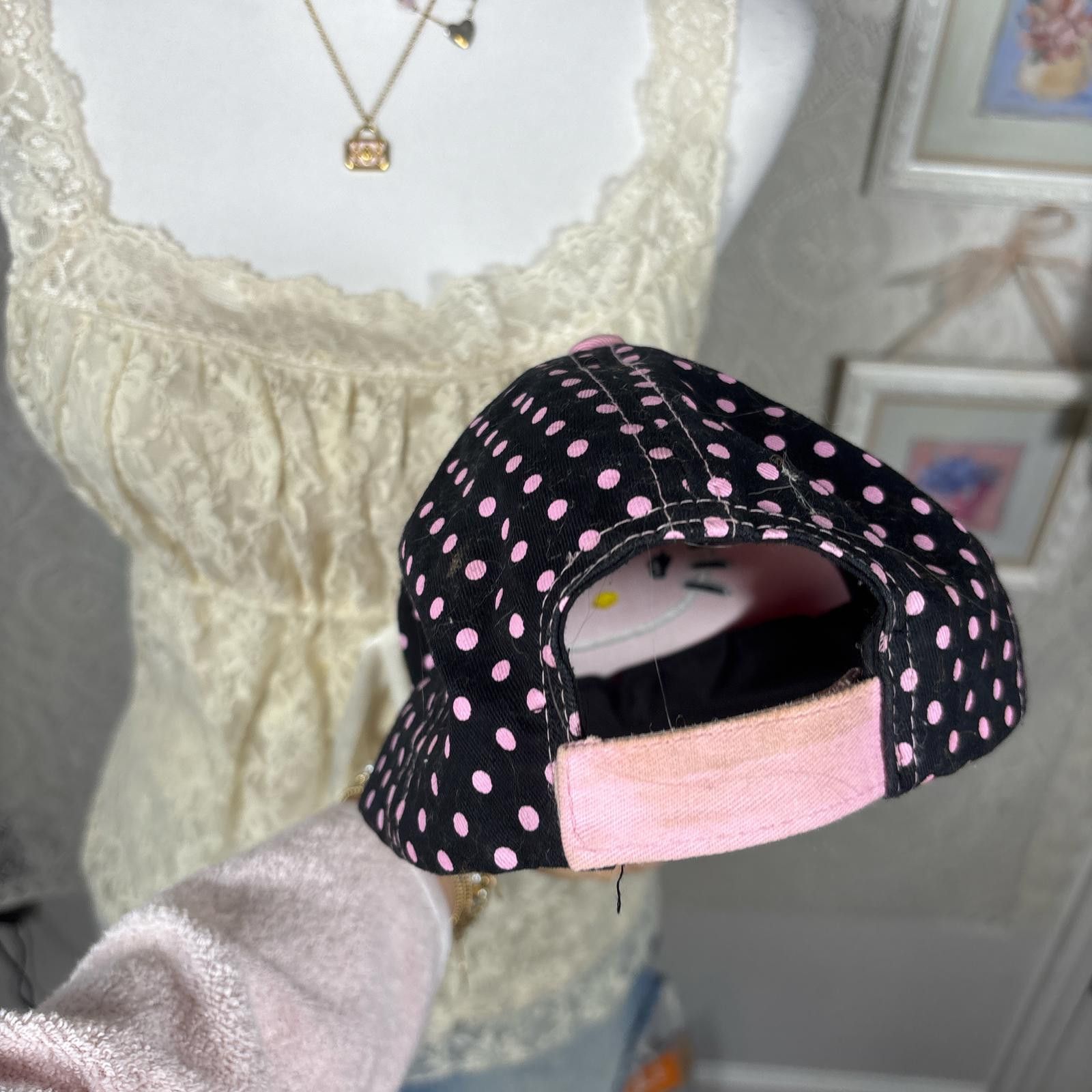 Other y2k hello kitty polka dot hat Size ONE SIZE - 3 Thumbnail