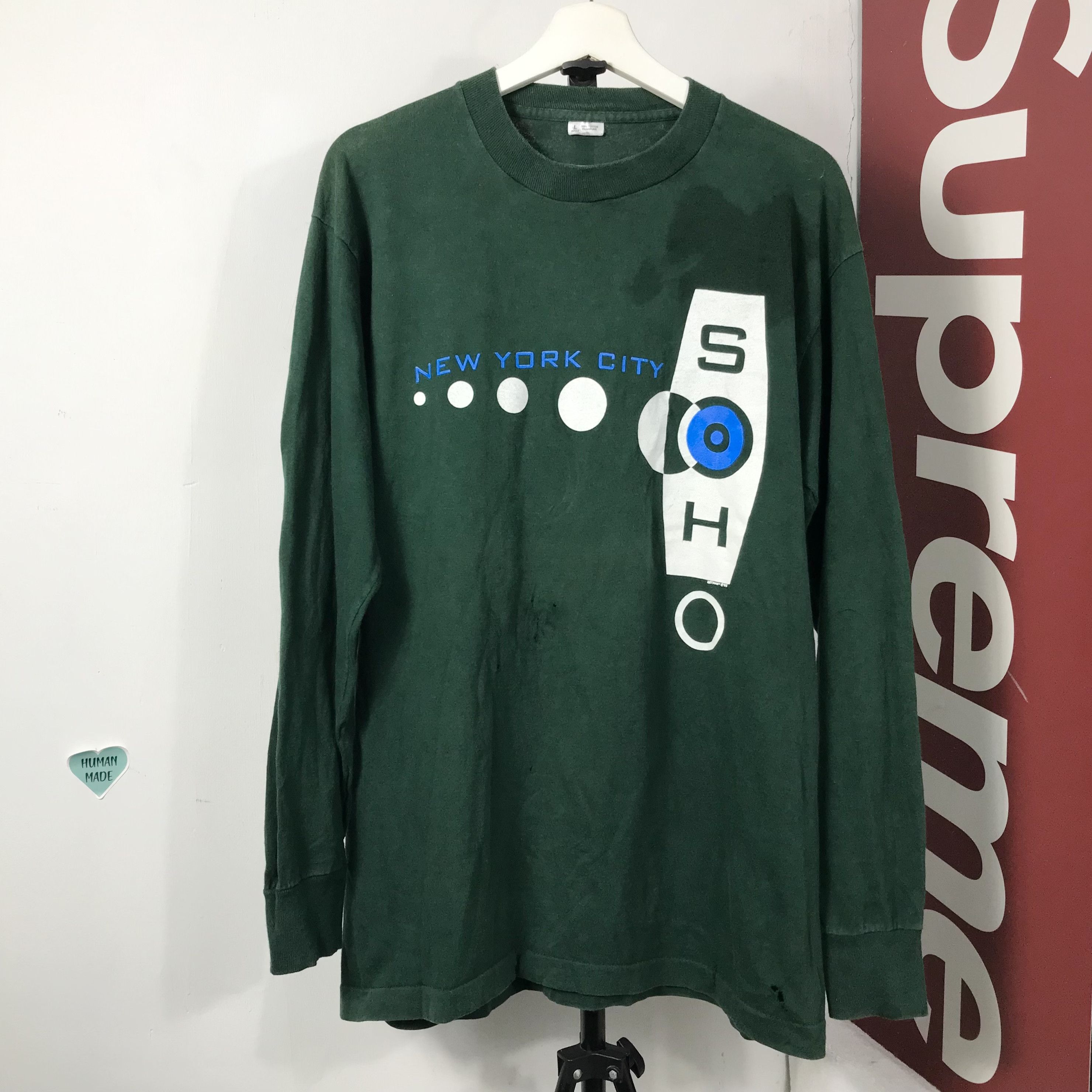 Arts & Science vintage thrashed SOHO art soho New York 90s shirt Size US L / EU 52-54 / 3 - 1 Thumbnail