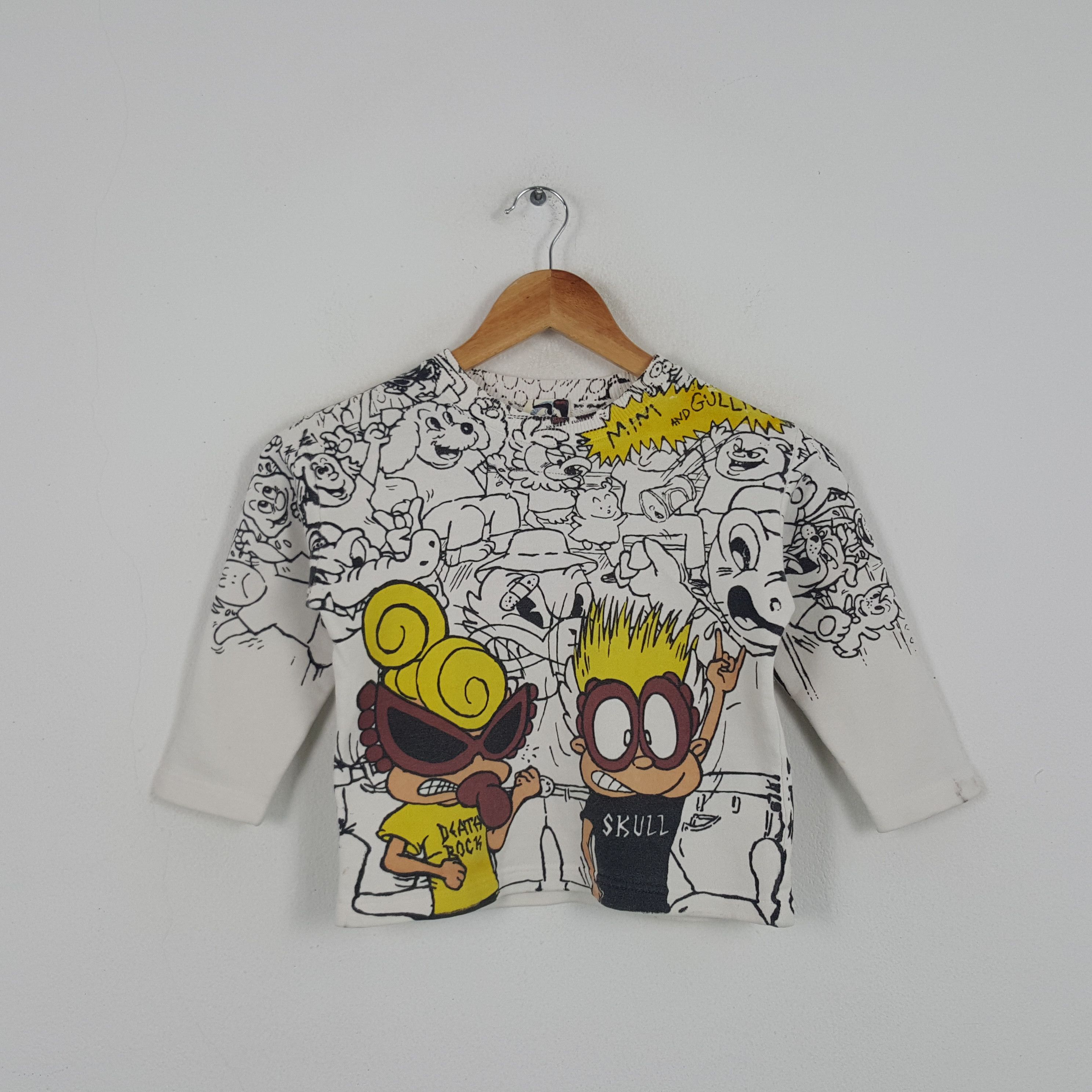 Vintage Hysteric Glamour Japanese Cartoon Fullprint Tshirt