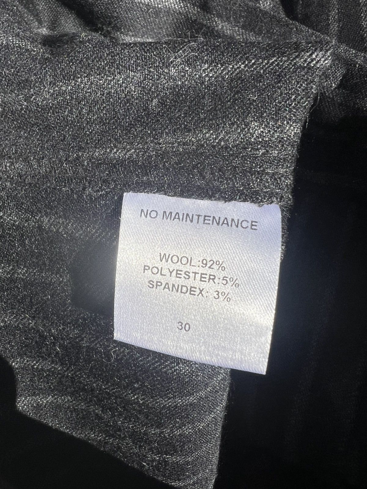 No Maintenance No Maintenance Pinstripe Wool “Drifter” Trousers Size US 30 / EU 46 - 3 Thumbnail