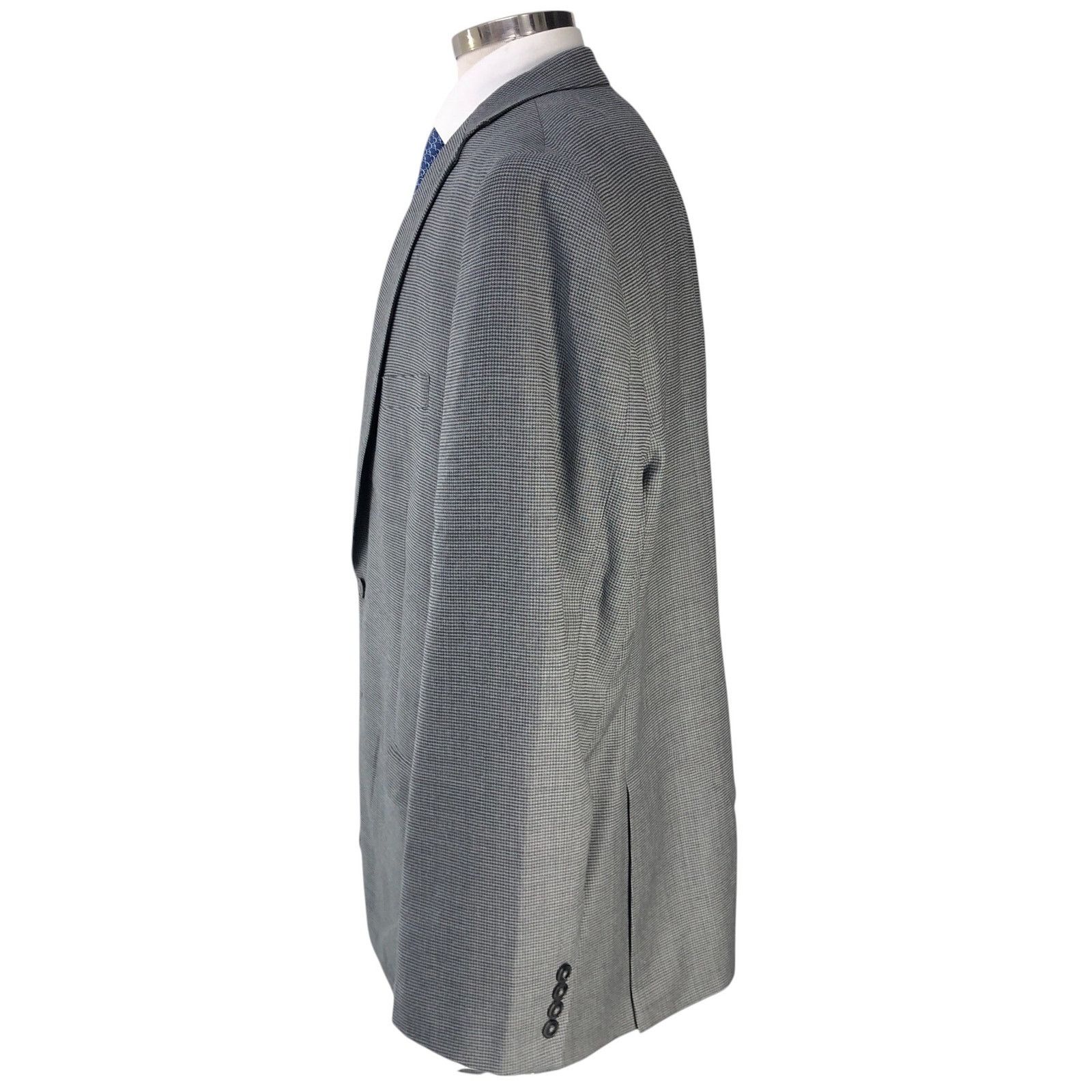 Calvin Klein Calvin Klein Size 48L Sport Coat Blazer Jacket Micro Check Size 48L - 7 Thumbnail
