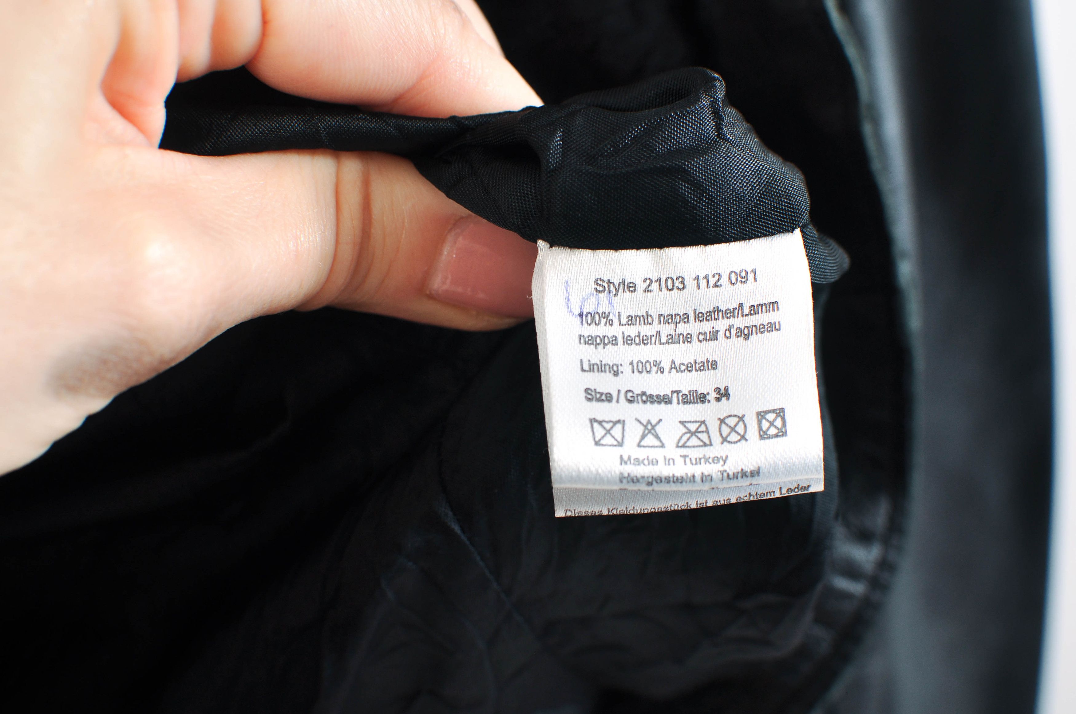 Other Vintage 00s DAY Birger et Mikkelsen Real Leather Jacket Size XXS / US 00 / IT 34 - 5 Thumbnail
