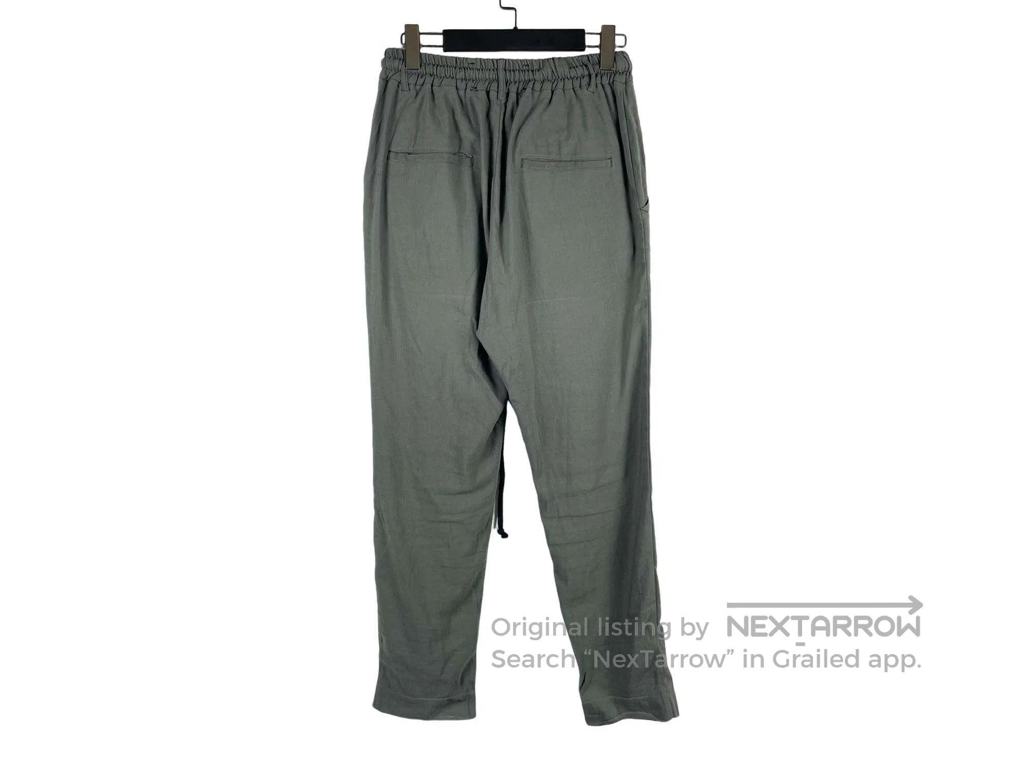 Song For The Mute SONG FOR THE MUTE Drawcord Elastic Straight Leg Casual Pan Size US 32 / EU 48 - 2 Thumbnail
