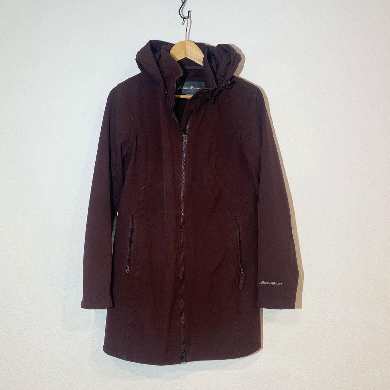 Eddie Bauer Eddie Bauer Hooded Soft Outer Shell Parka Jacket - Medium Size M / US 6-8 / IT 42-44 - 2 Thumbnail