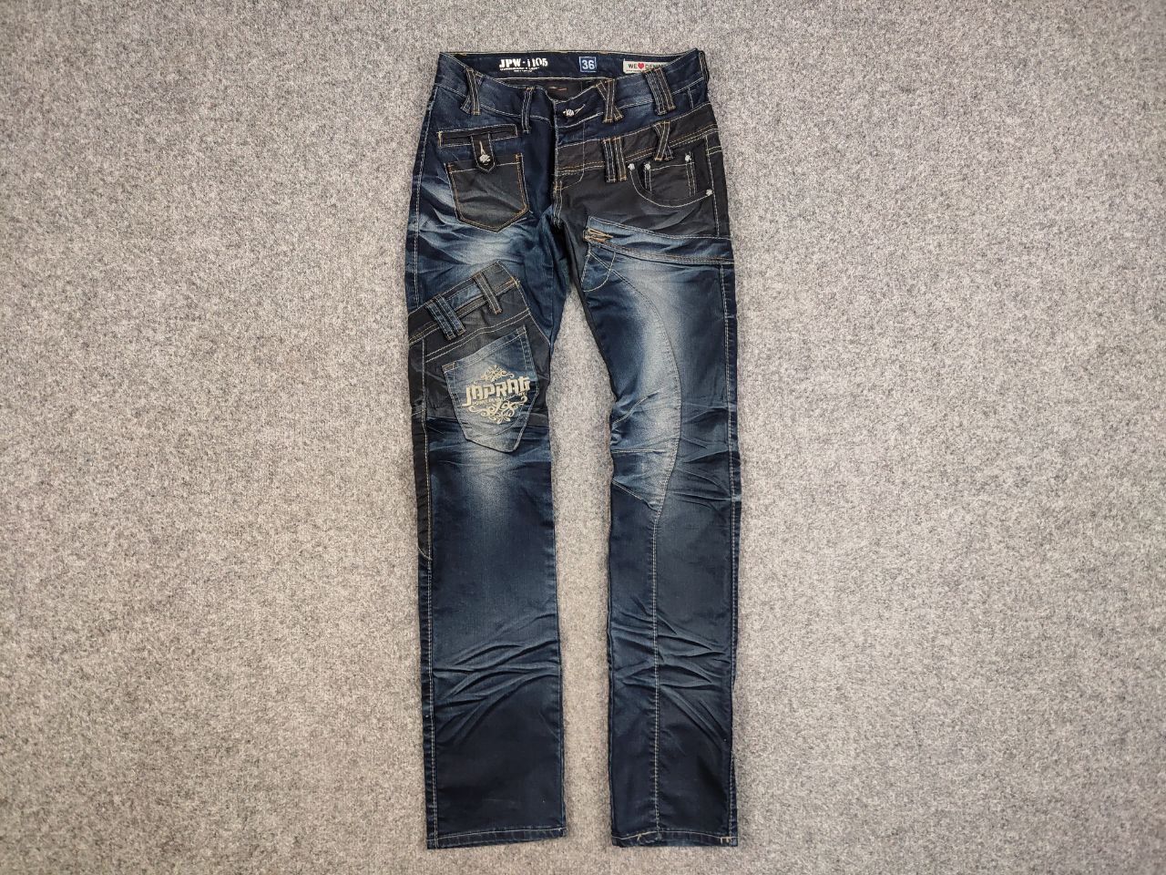 Japanese Brand × Vintage Vintage Japan JapRag By Okusama Zaniki Cargo Jeans Y2K Style Size US 30 / EU 46 - 6 Thumbnail