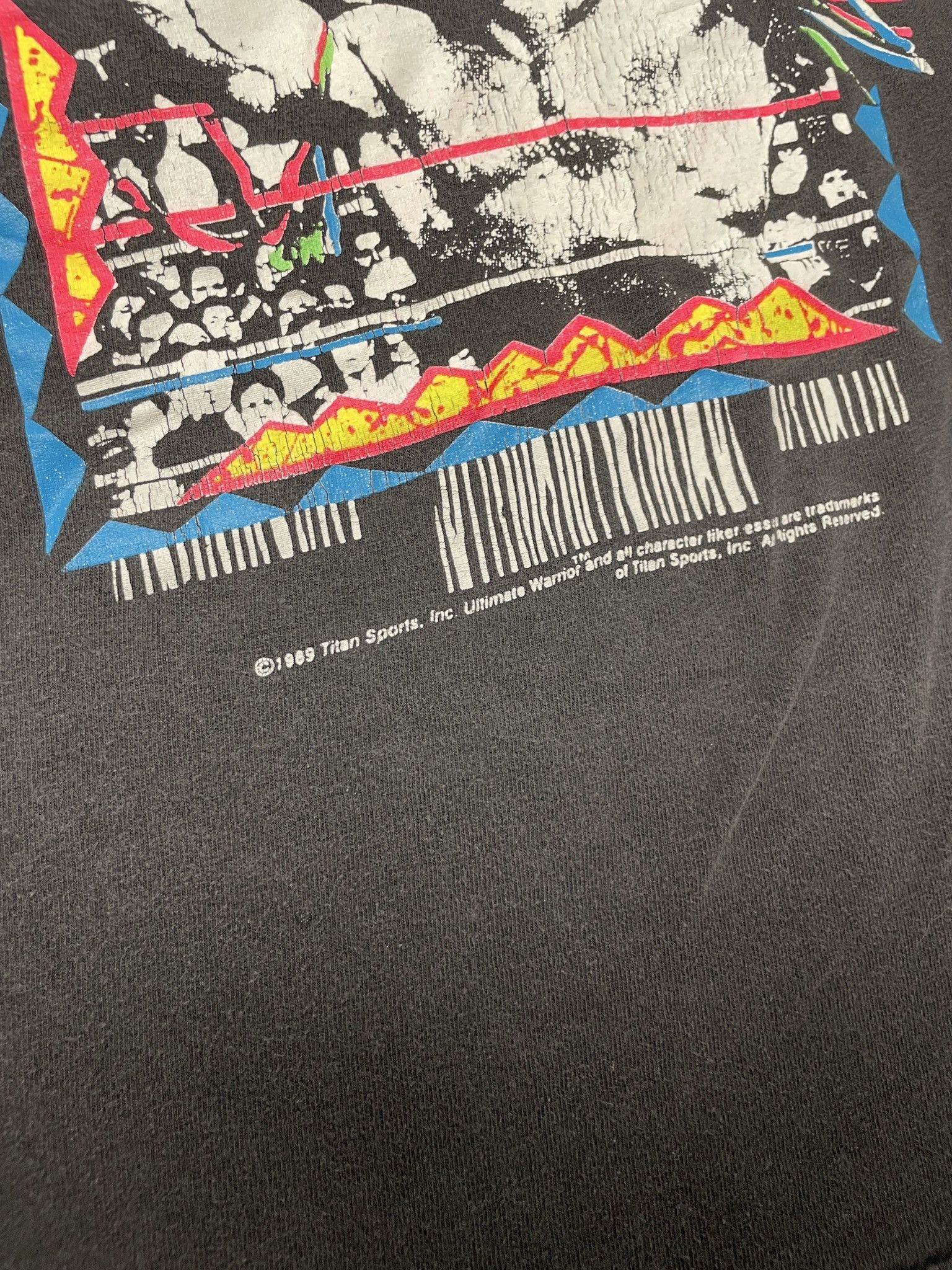 WWF 1989 Ultimate Warrior WWF Wrestling T-Shirt Size US S / EU 44-46 / 1 - 3 Thumbnail