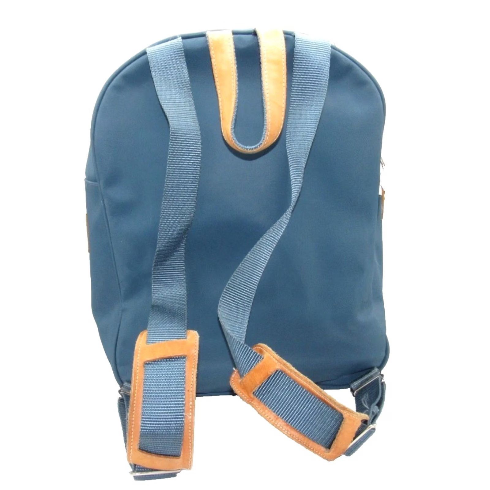 Vintage Jon Hart Backpack in Teal Blue Coated Canvas Leather Trim Size M / US 6-8 / IT 42-44 - 3 Thumbnail