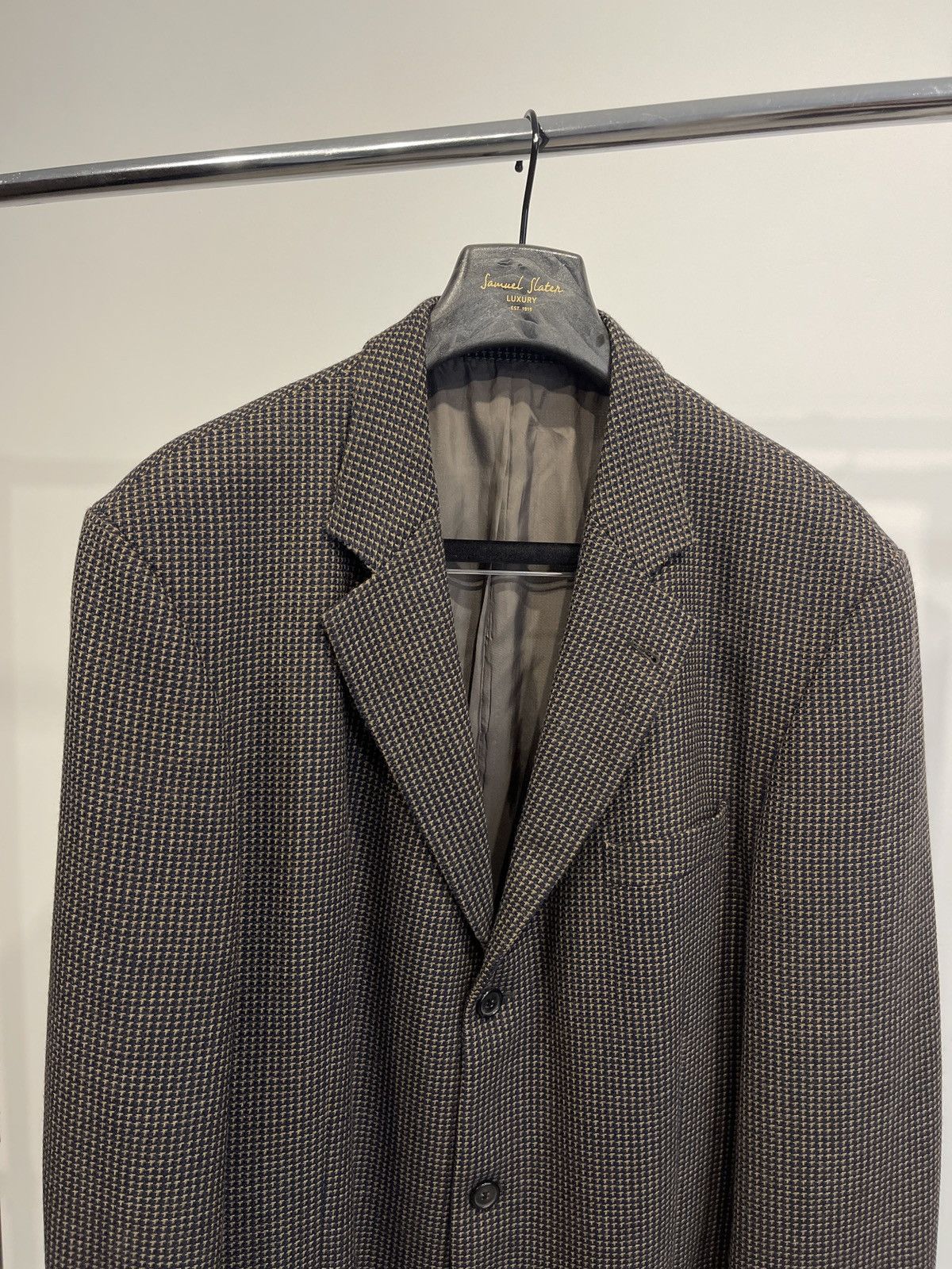 Hugo Vintage Hugo boss blazer wool classic jacket sport coat Size 46L - 2 Thumbnail