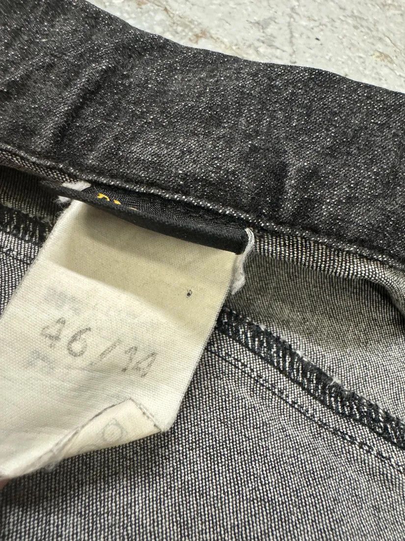 Vintage 2000s Plein Sud Cropped Grey Denim Jacket Size S / US 4 / IT 40 - 7 Thumbnail