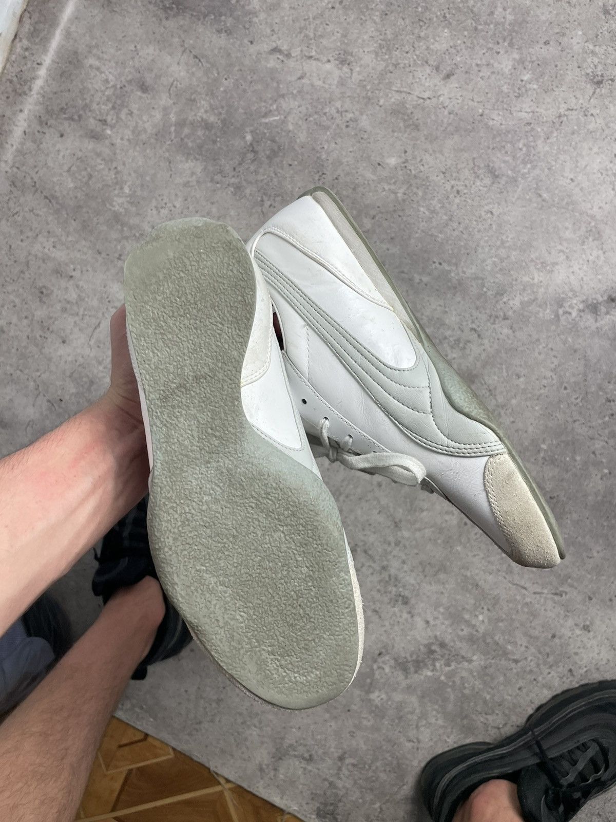 Japanese Brand × Puma × Vintage Vintage Japanese Puma Speedcat White Shoes Size US 7.5 / EU 40-41 - 6 Thumbnail
