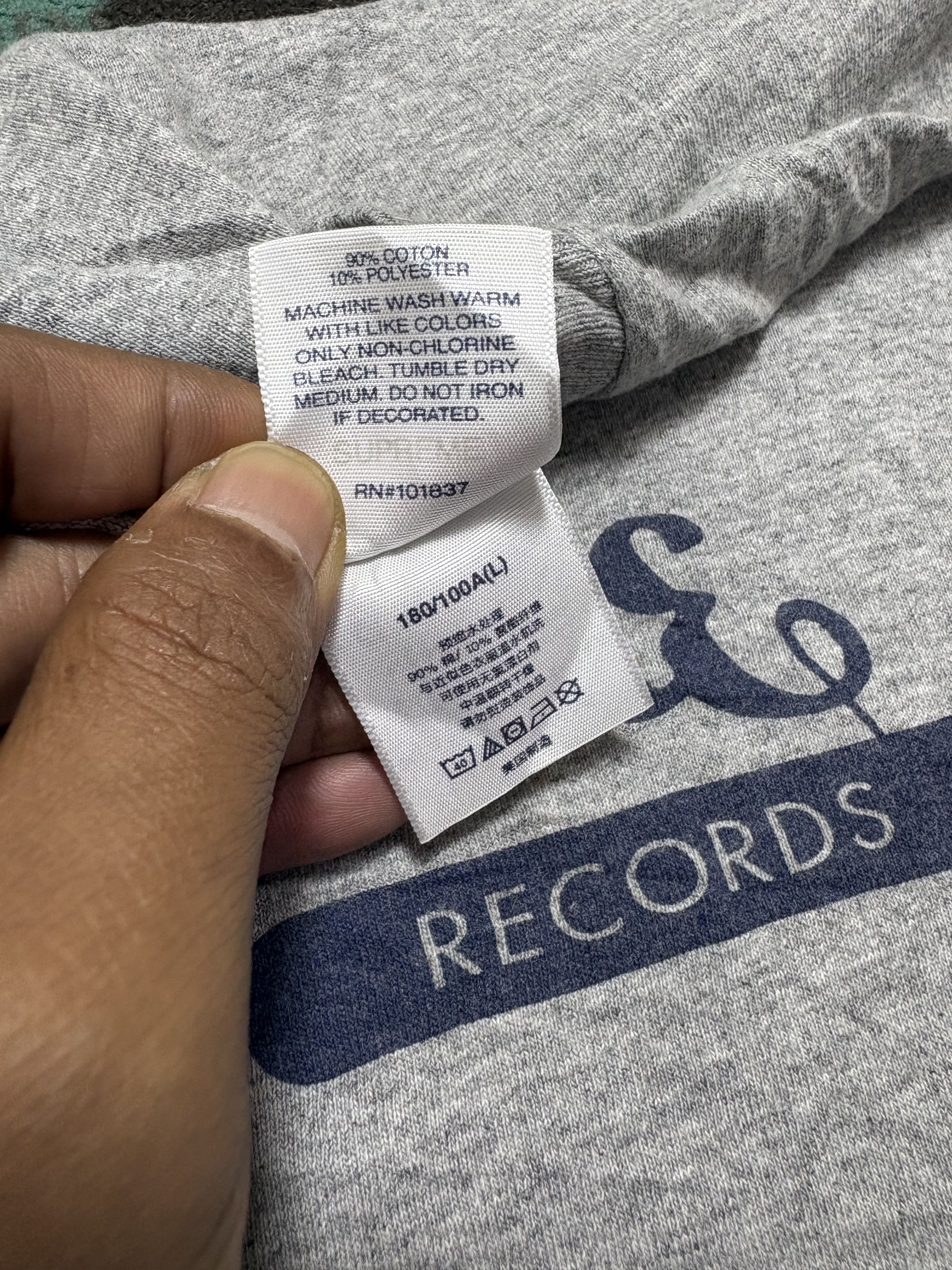 Supreme Supreme records tshirt Size US L / EU 52-54 / 3 - 4 Thumbnail