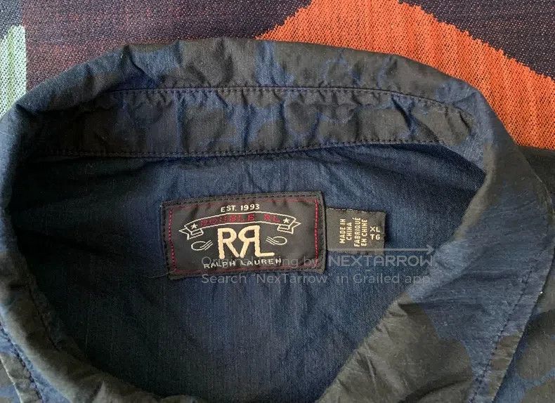 RRL Ralph Lauren RRL Ralph Lauren Indigo camouflage jacket Size US XL / EU 56 / 4 - 4 Thumbnail