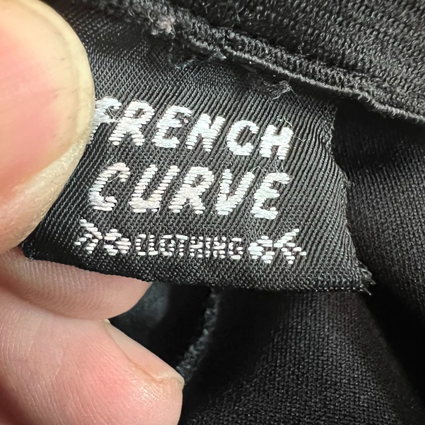 Vintage VINTAGE French Curve Womens USA Regular High Rise Casual Black Dress Pants SZ L Size 36" / US 14 / IT 50 - 6 Thumbnail