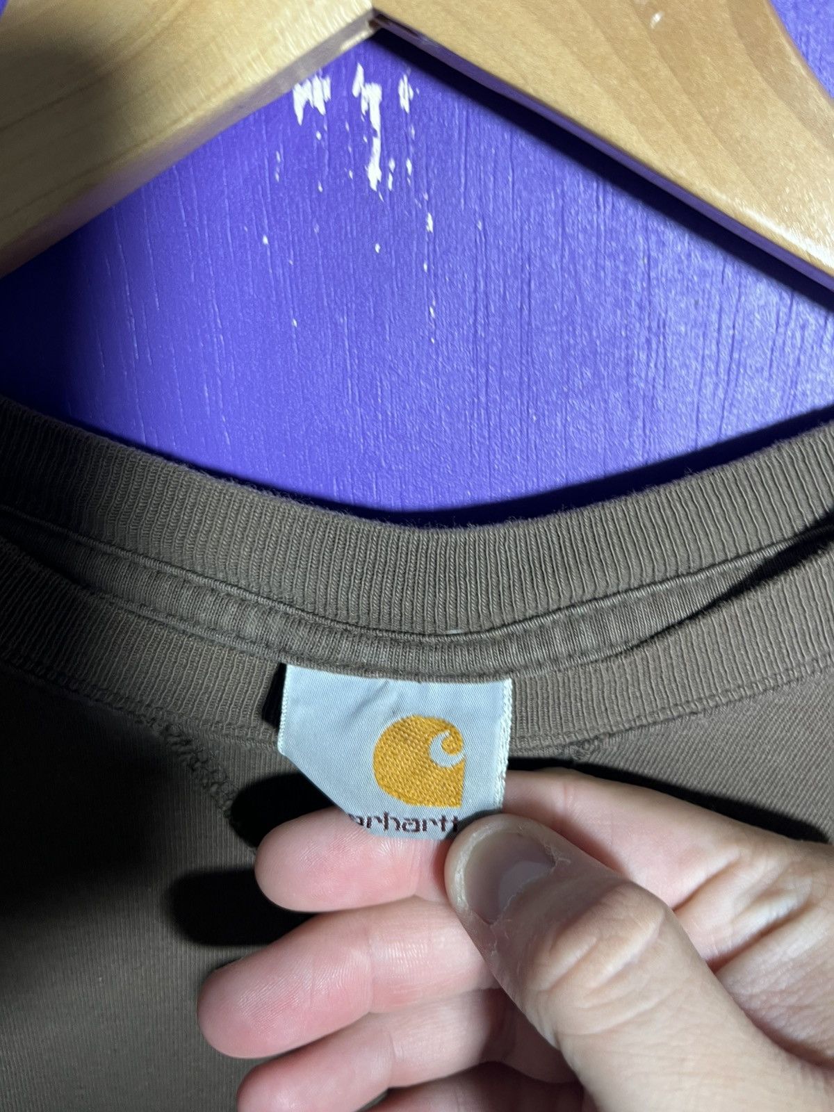 Carhartt × Vintage Vintage 90s Carhartt simple logo tee Size US XXL / EU 58 / 5 - 4 Thumbnail